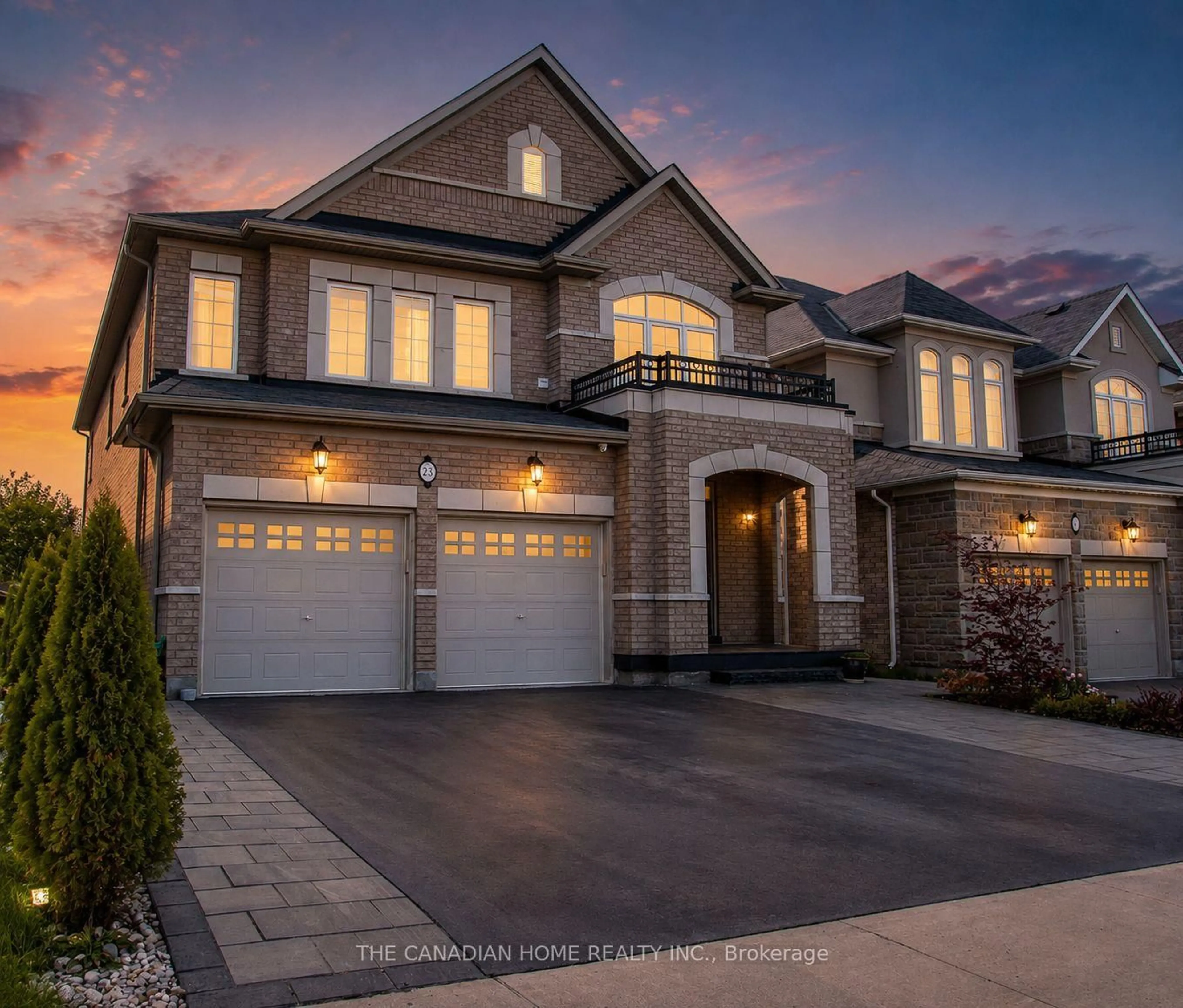Home with brick exterior material, street for 23 Chaumont Dr, Hamilton Ontario L8J 0J9