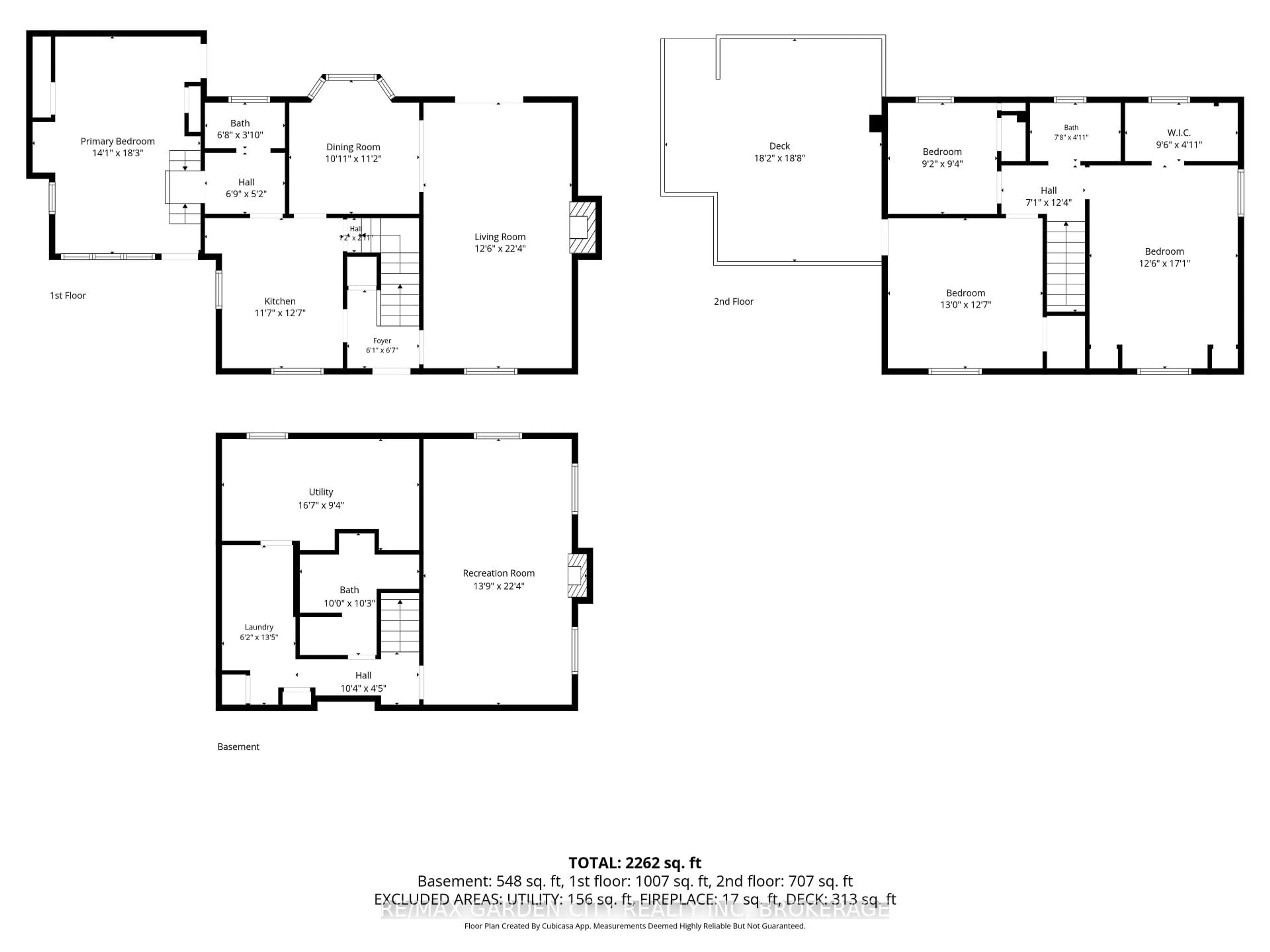 Floor plan for 6751 Barker St, Niagara Falls Ontario L2G 1Z1