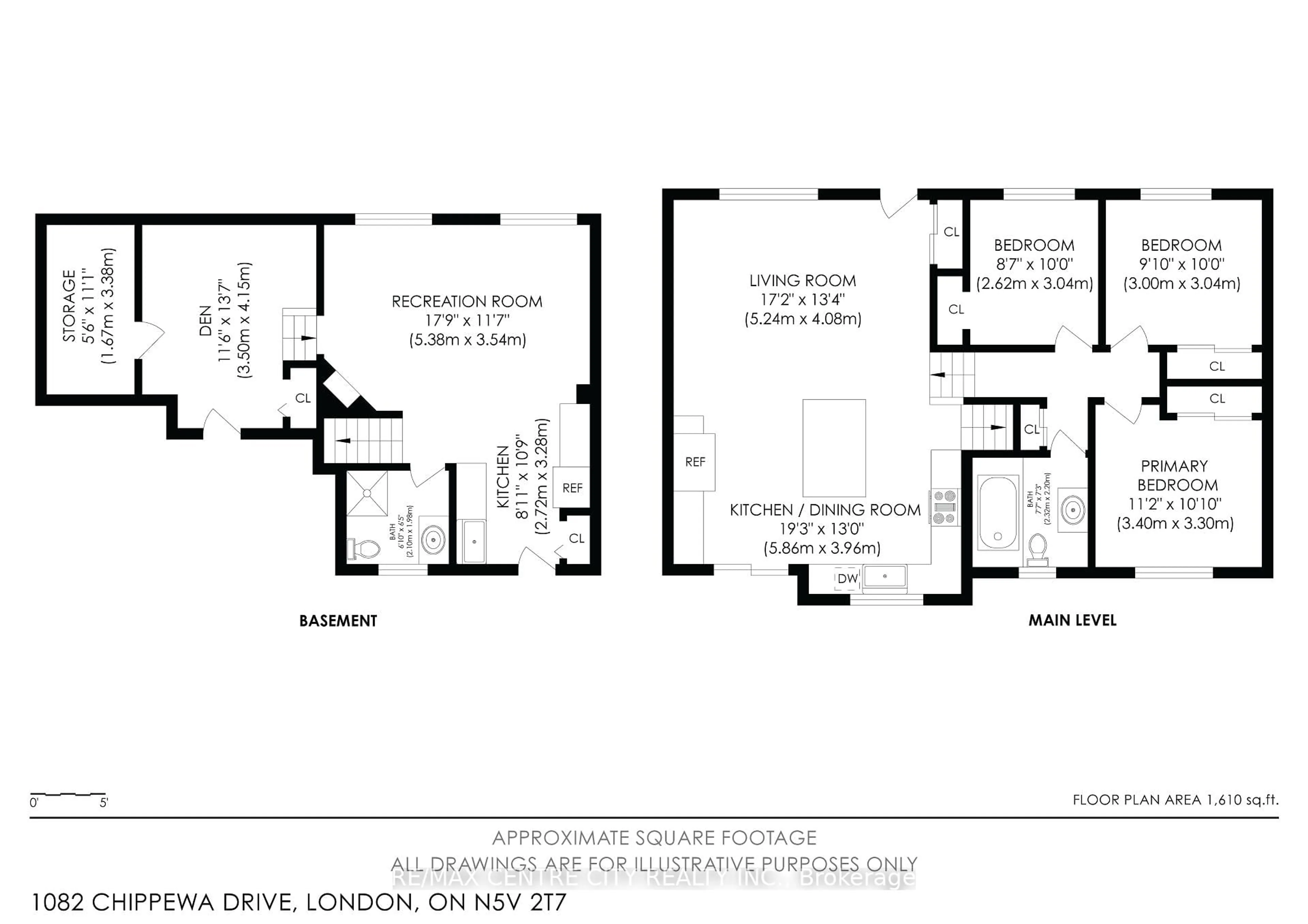 Floor plan for 1082 Chippewa Dr, London East Ontario N5V 2T7