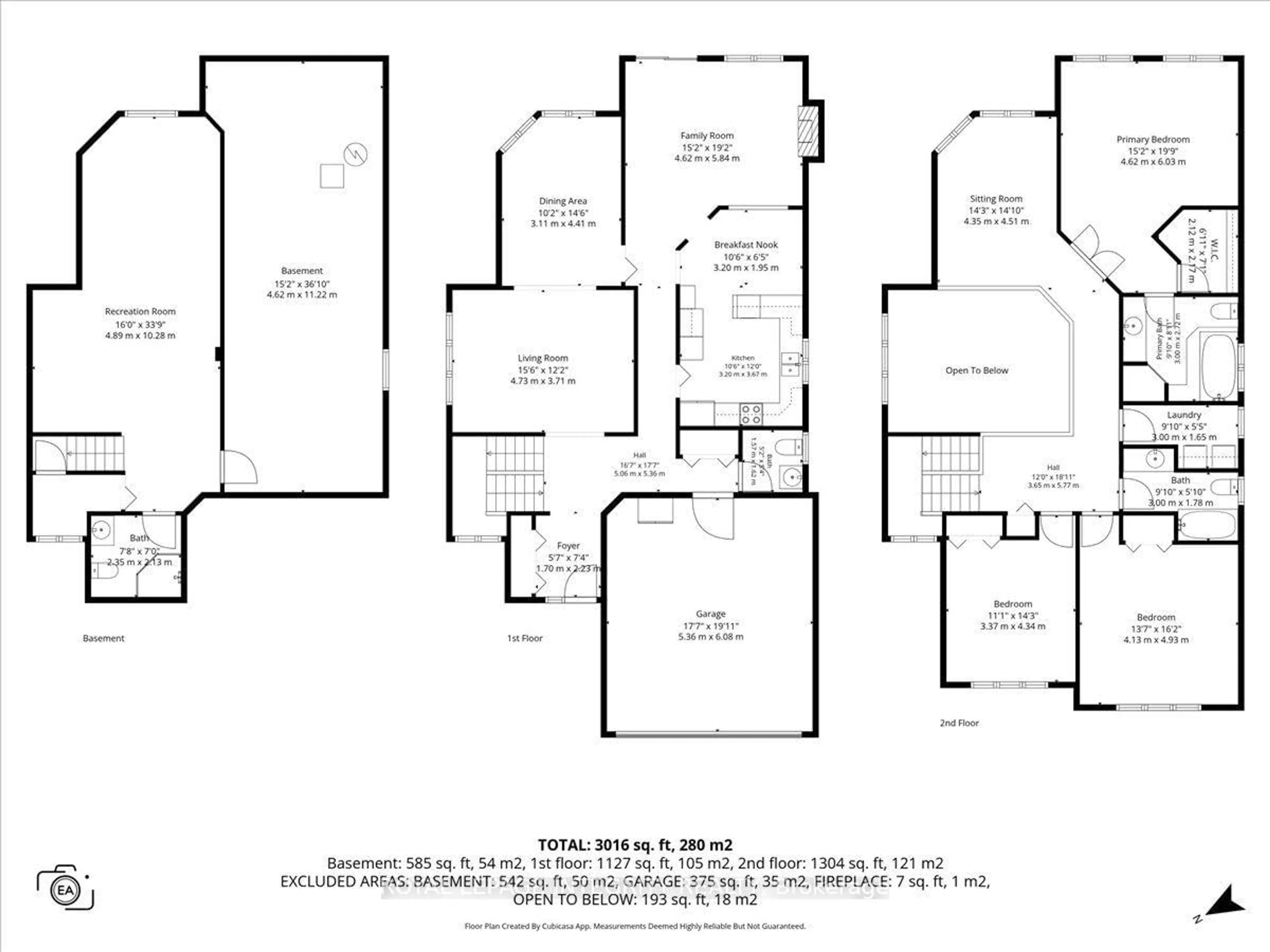 Floor plan for 1 Strathbury St, Ottawa Ontario K2G 5M9