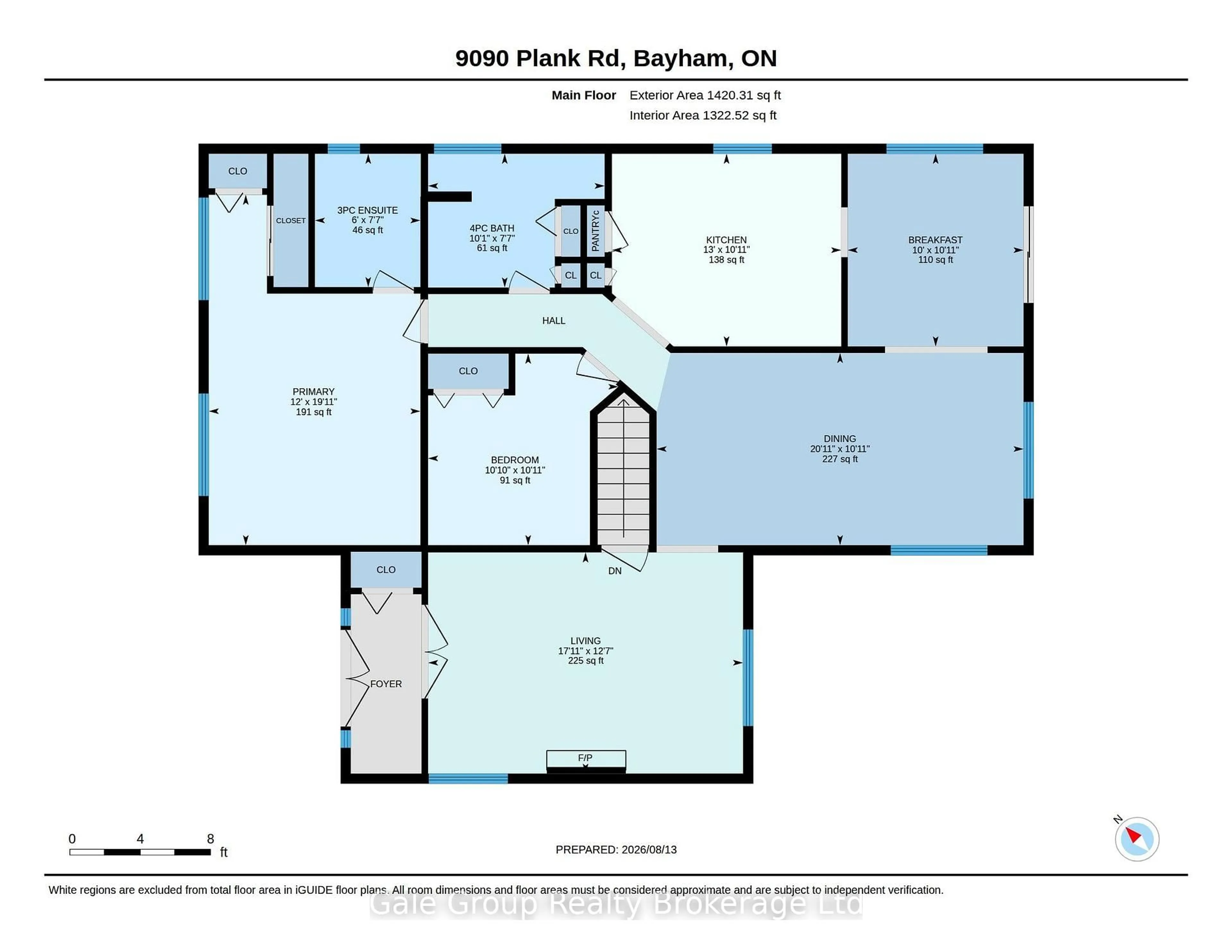 Floor plan for 9090 Plank Rd, Bayham Ontario N0J 1Y0