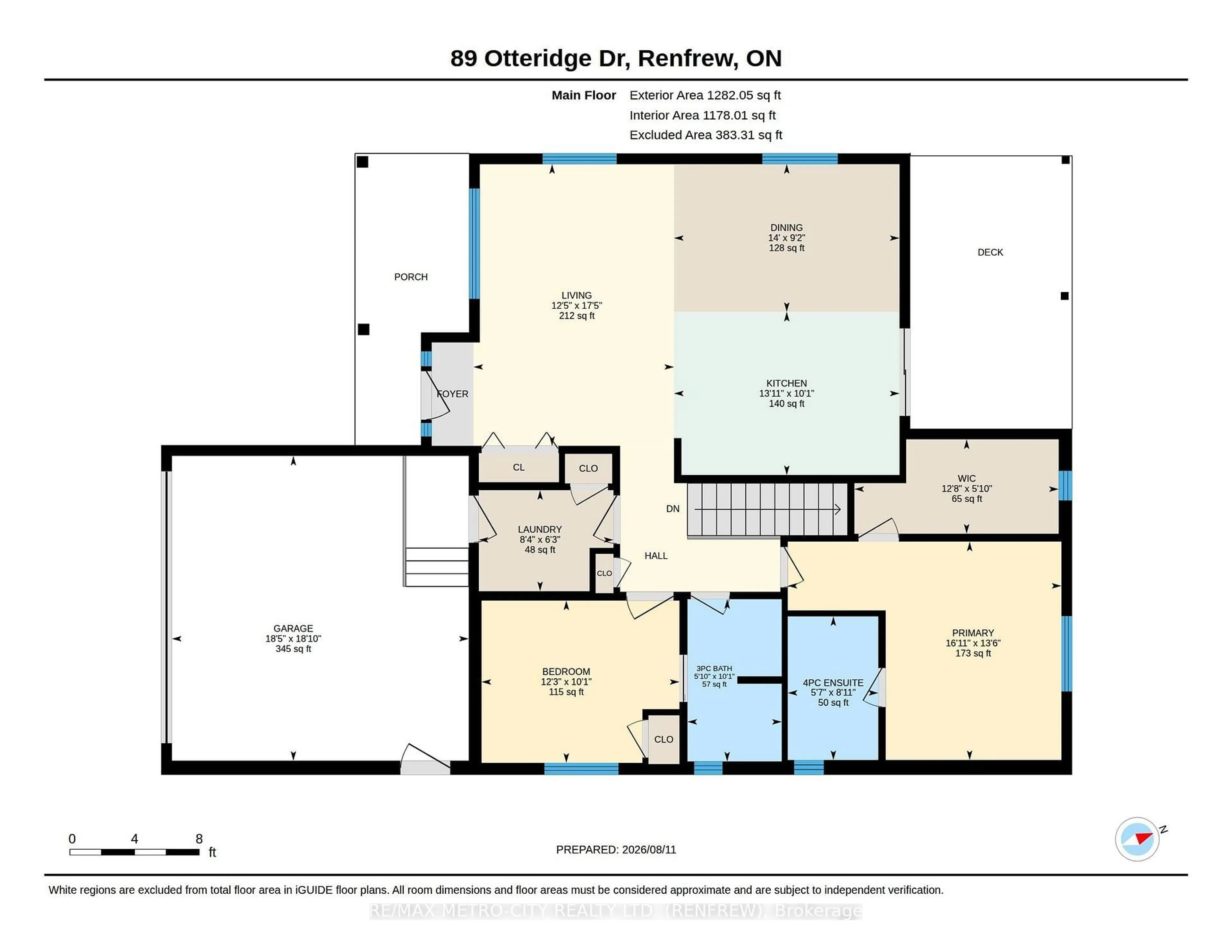 Floor plan for 89 OTTERIDGE Dr, Renfrew Ontario K7V 0A1