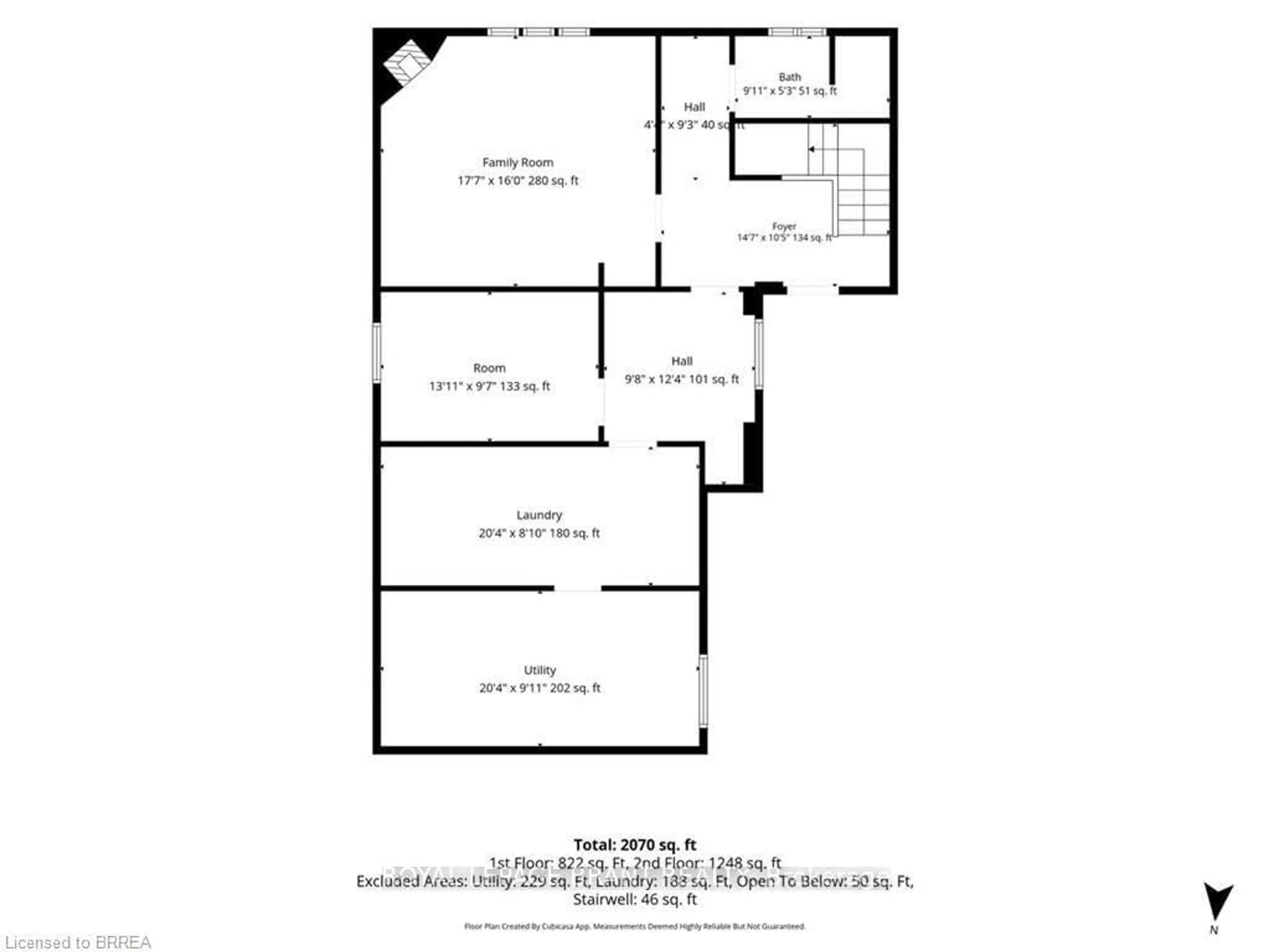Floor plan for 367 Nelson St, Brantford Ontario N3S 4E6