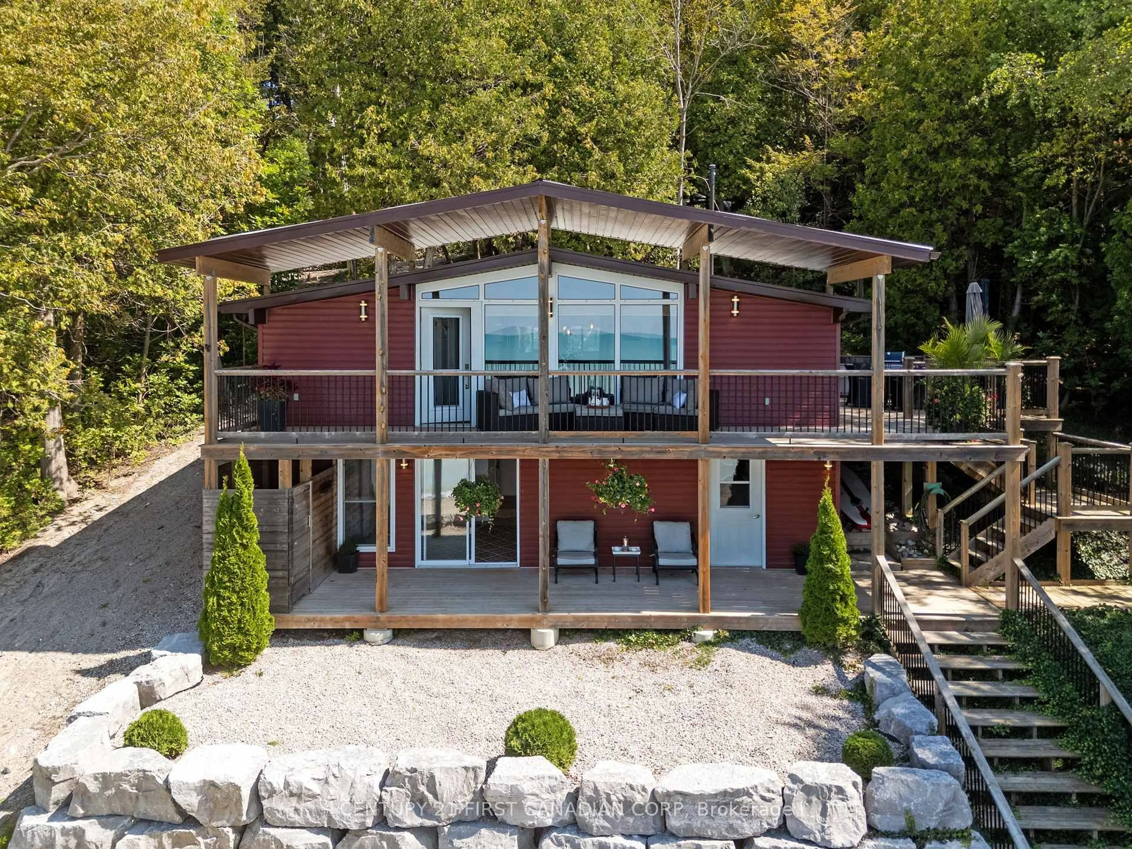 A pic from outside/outdoor area/front of a property/back of a property/a pic from drone, unknown for 84153 Lakeland Estates Rd, Ashfield-Colborne-Wawanosh Ontario N7A 3X9