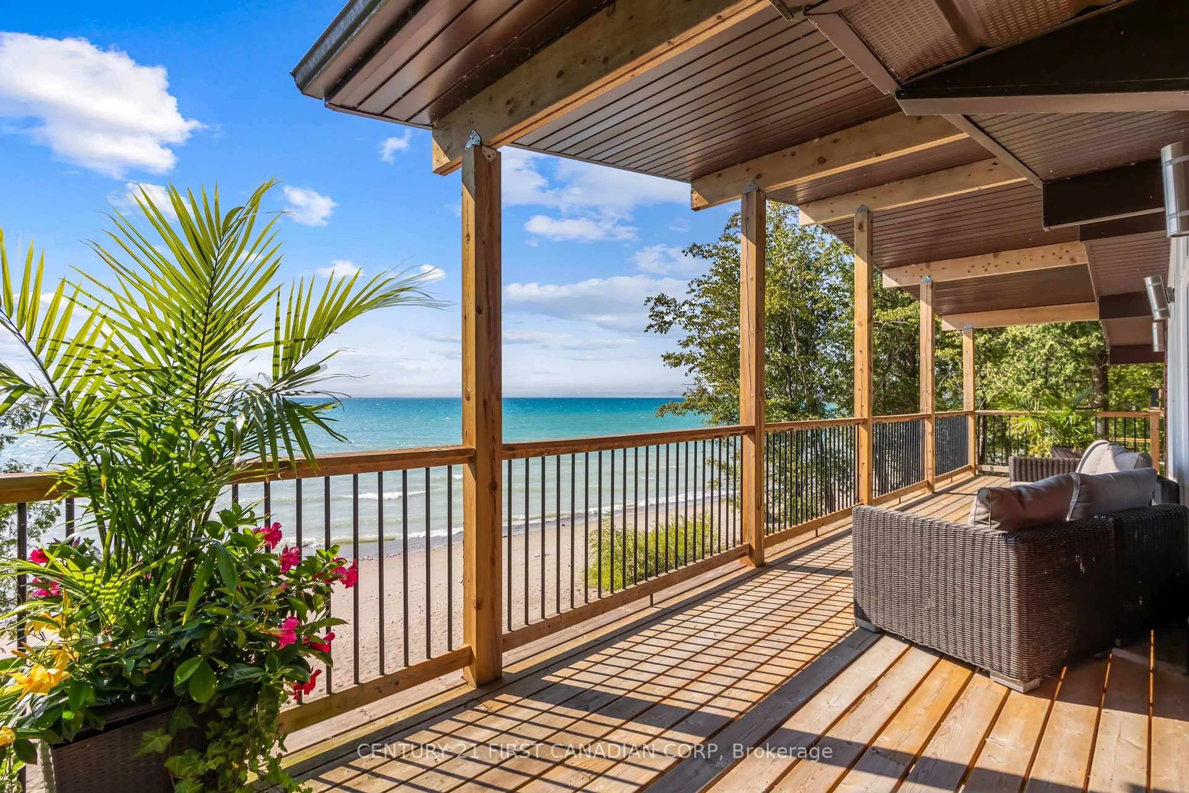Patio, water/lake/river/ocean view for 84153 Lakeland Estates Rd, Ashfield-Colborne-Wawanosh Ontario N7A 3X9
