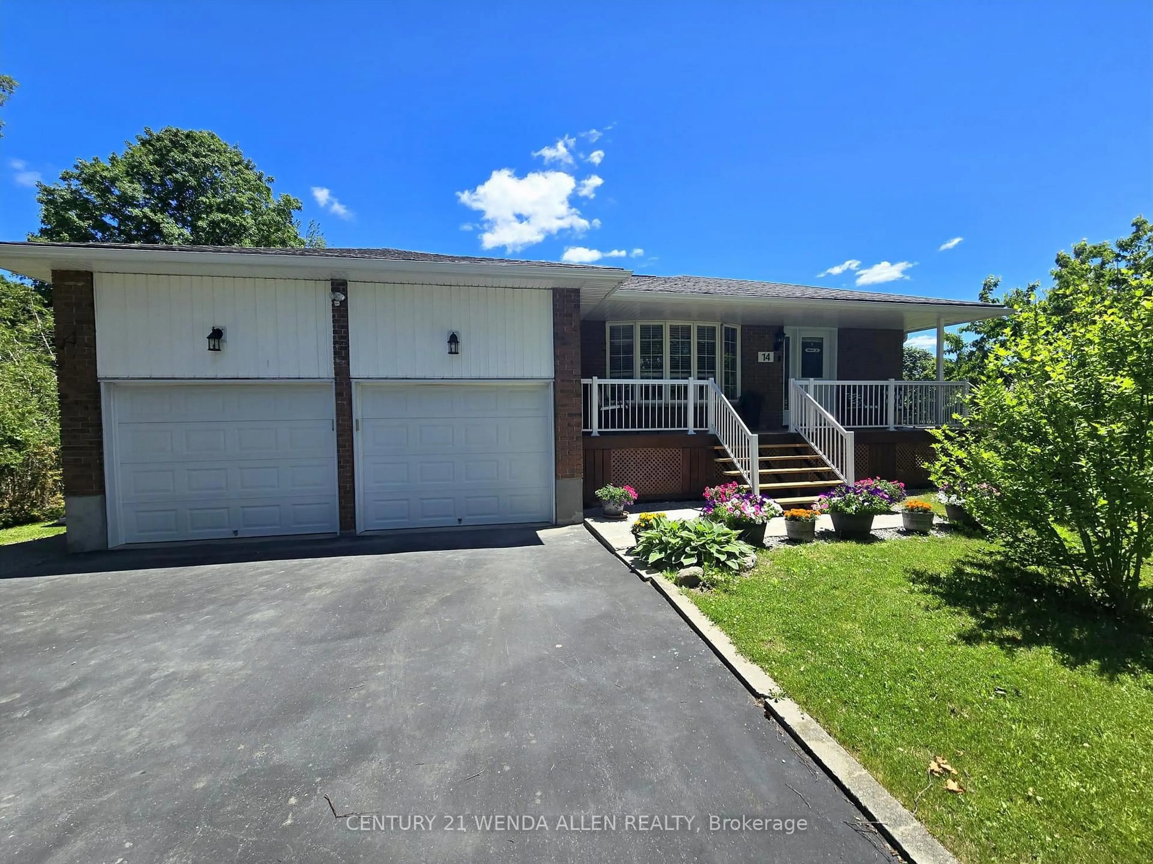 A pic from outside/outdoor area/front of a property/back of a property/a pic from drone, street for 14 Manvers Dr, Kawartha Lakes Ontario L0B 1K0