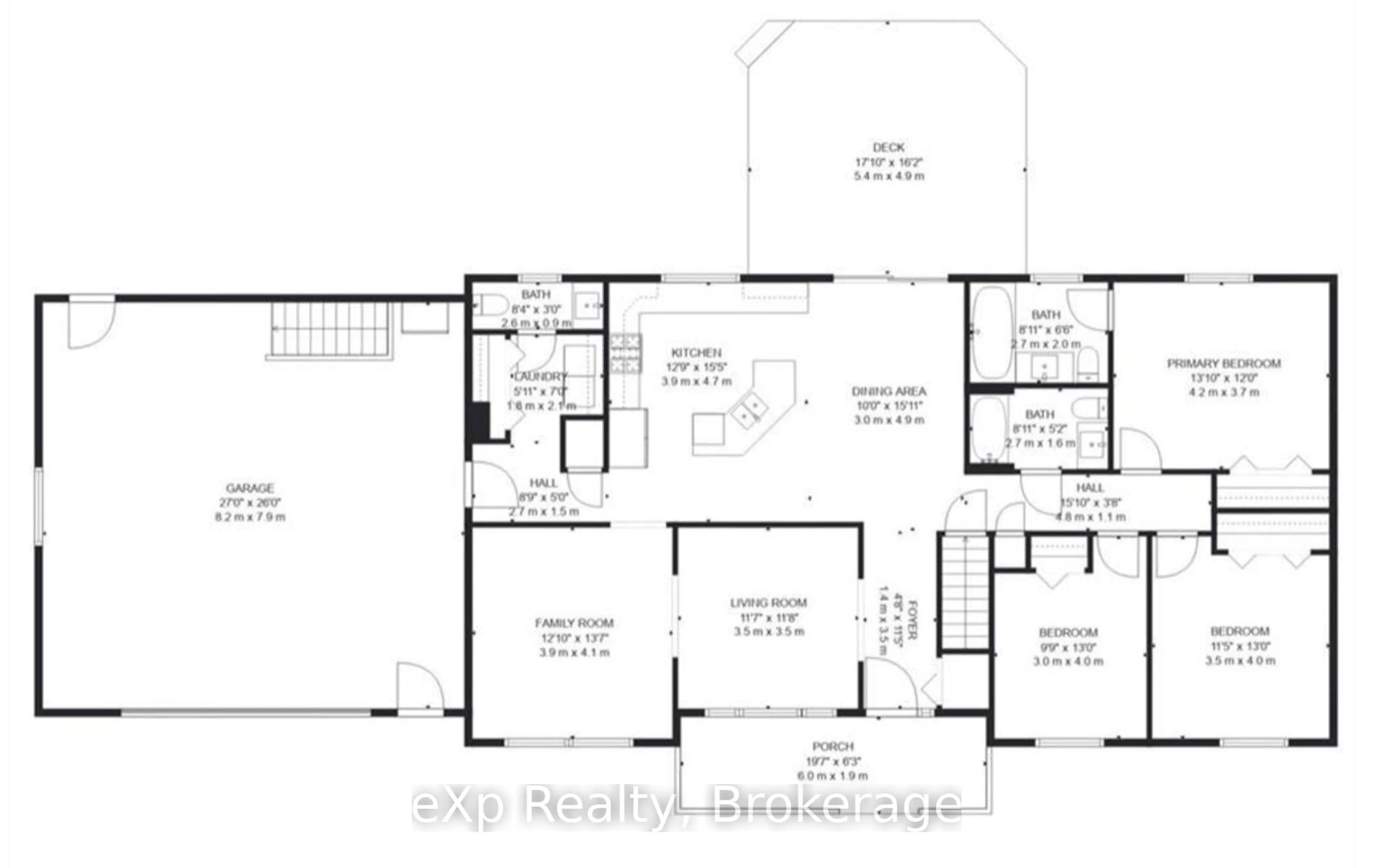 Floor plan for 23 12th St, Arran-Elderslie Ontario N0G 1L0