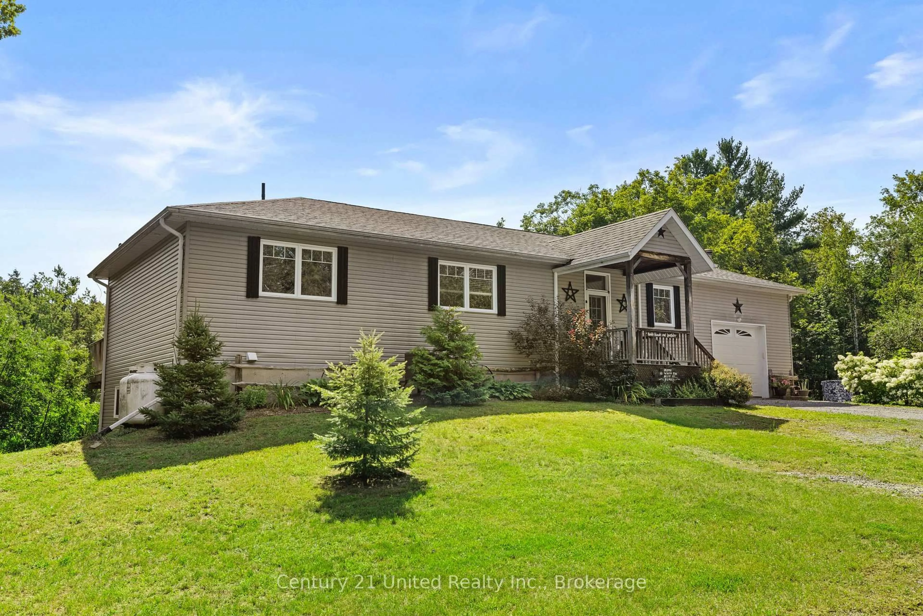 Home with vinyl exterior material, street for 9015 Highway 28, North Kawartha Ontario K0L 1A0