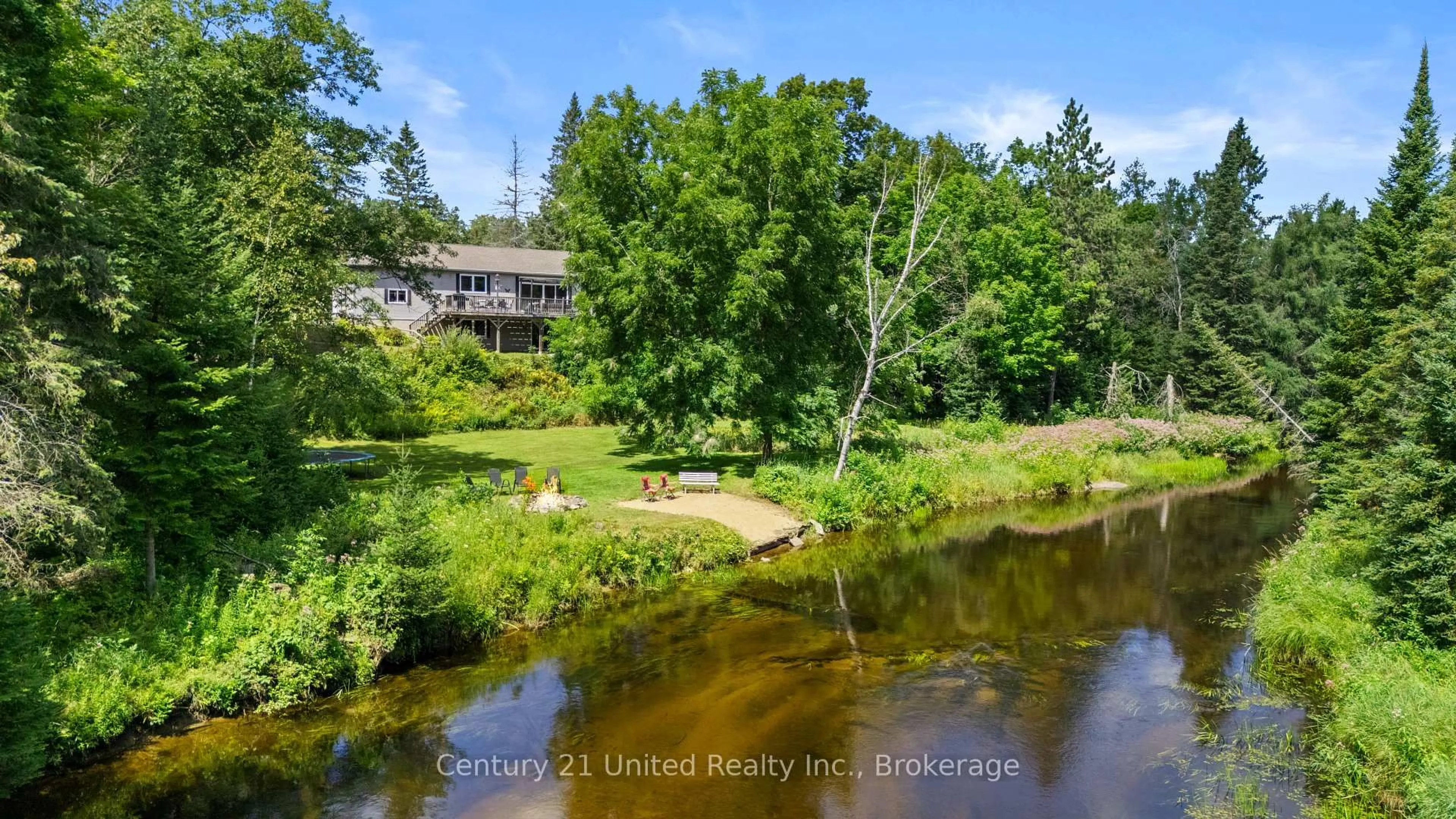 A pic from outside/outdoor area/front of a property/back of a property/a pic from drone, water/lake/river/ocean view for 9015 Highway 28, North Kawartha Ontario K0L 1A0