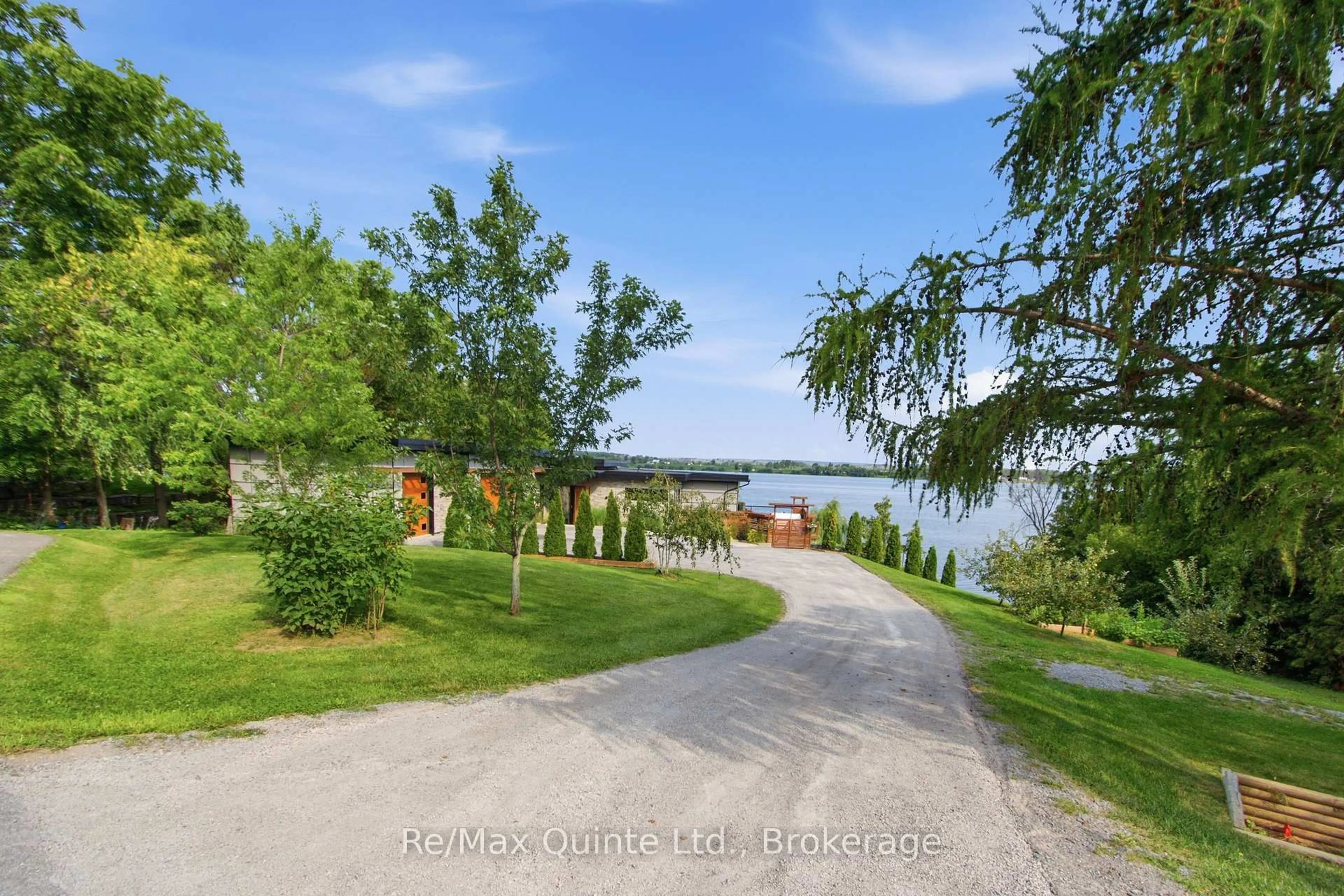 Patio, water/lake/river/ocean view for 8 Bayview Point Rd, Prince Edward County Ontario K8N 4Z1