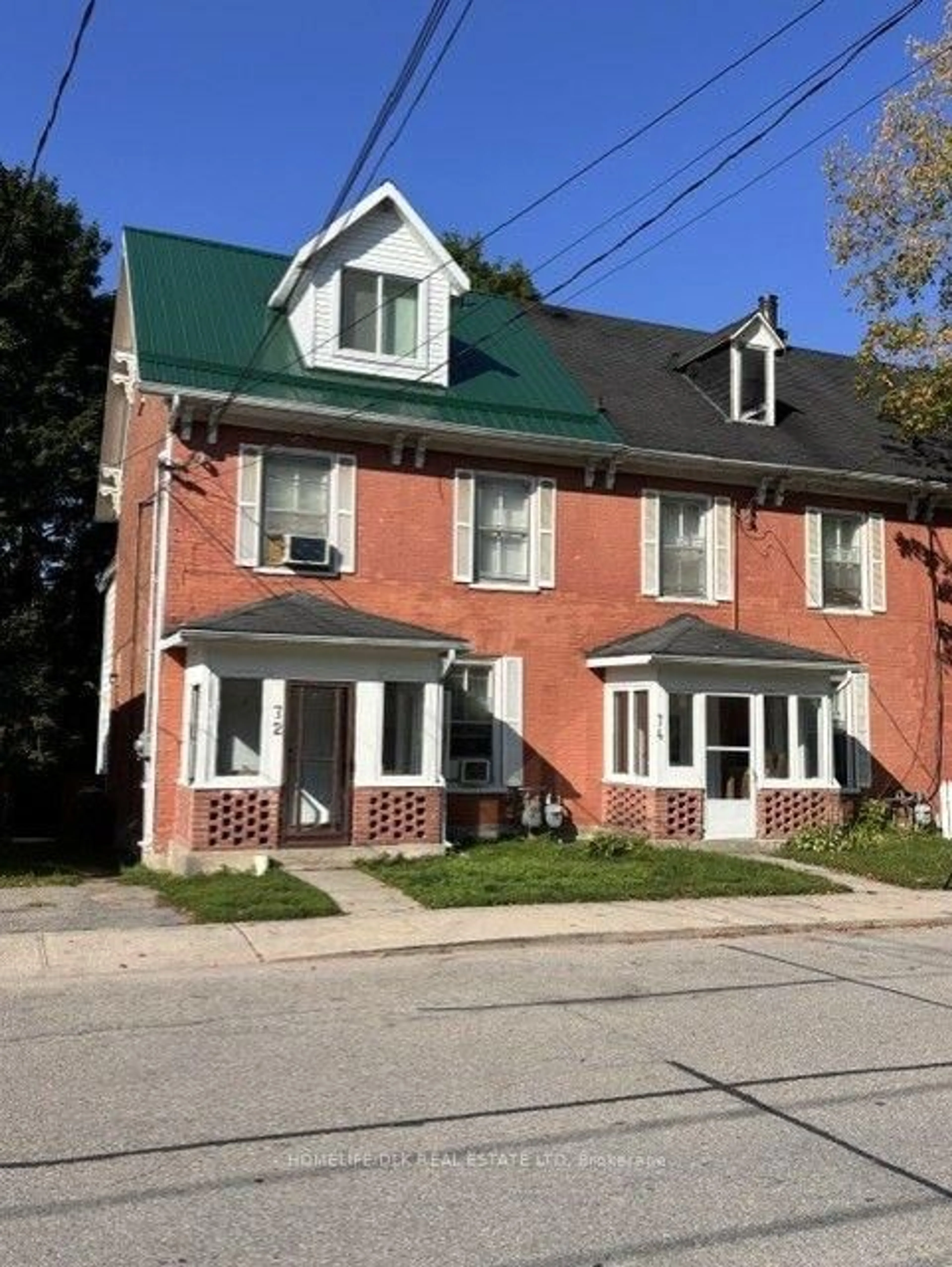 Home with brick exterior material, street for 72-74 Park St, Brockville Ontario K6V 2G5