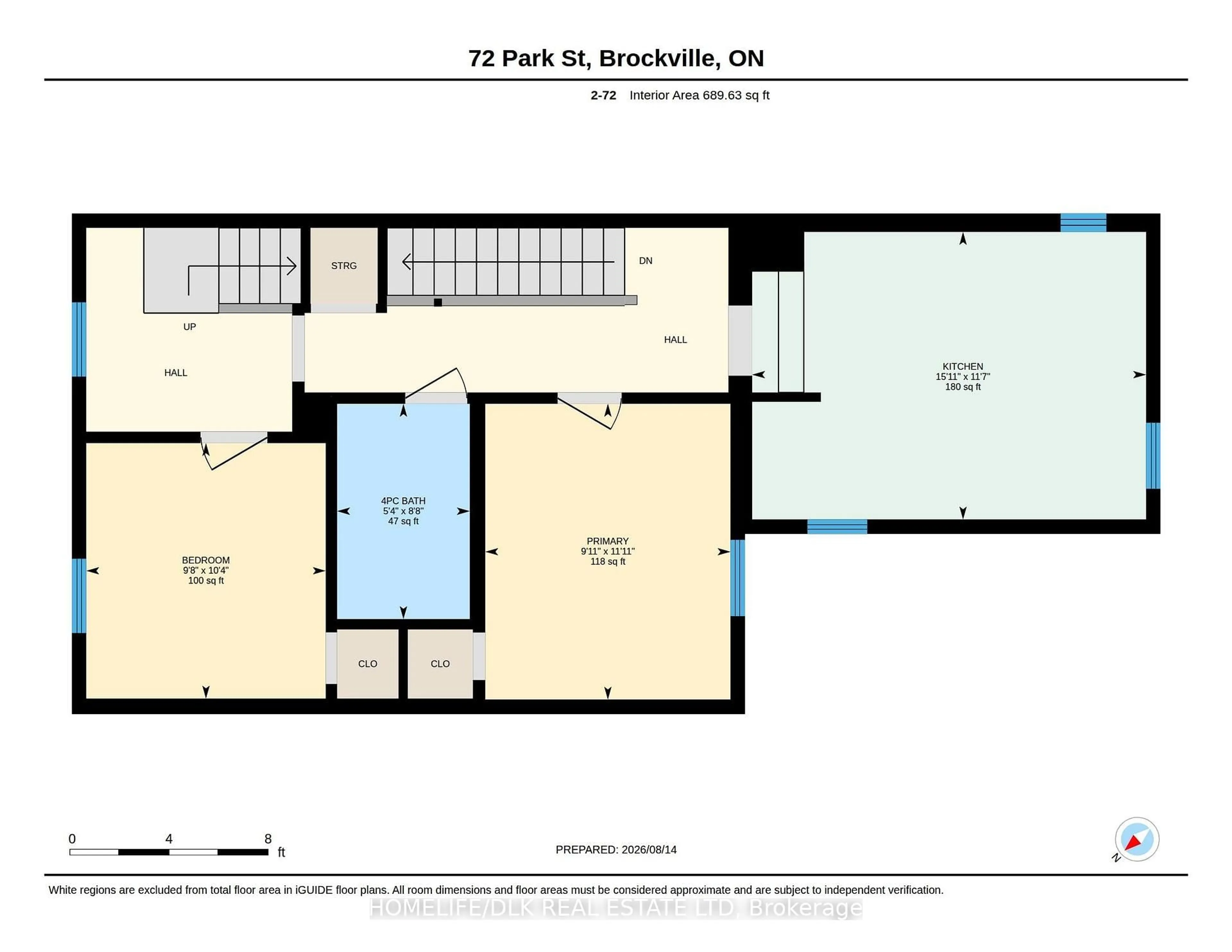 Floor plan for 72-74 Park St, Brockville Ontario K6V 2G5