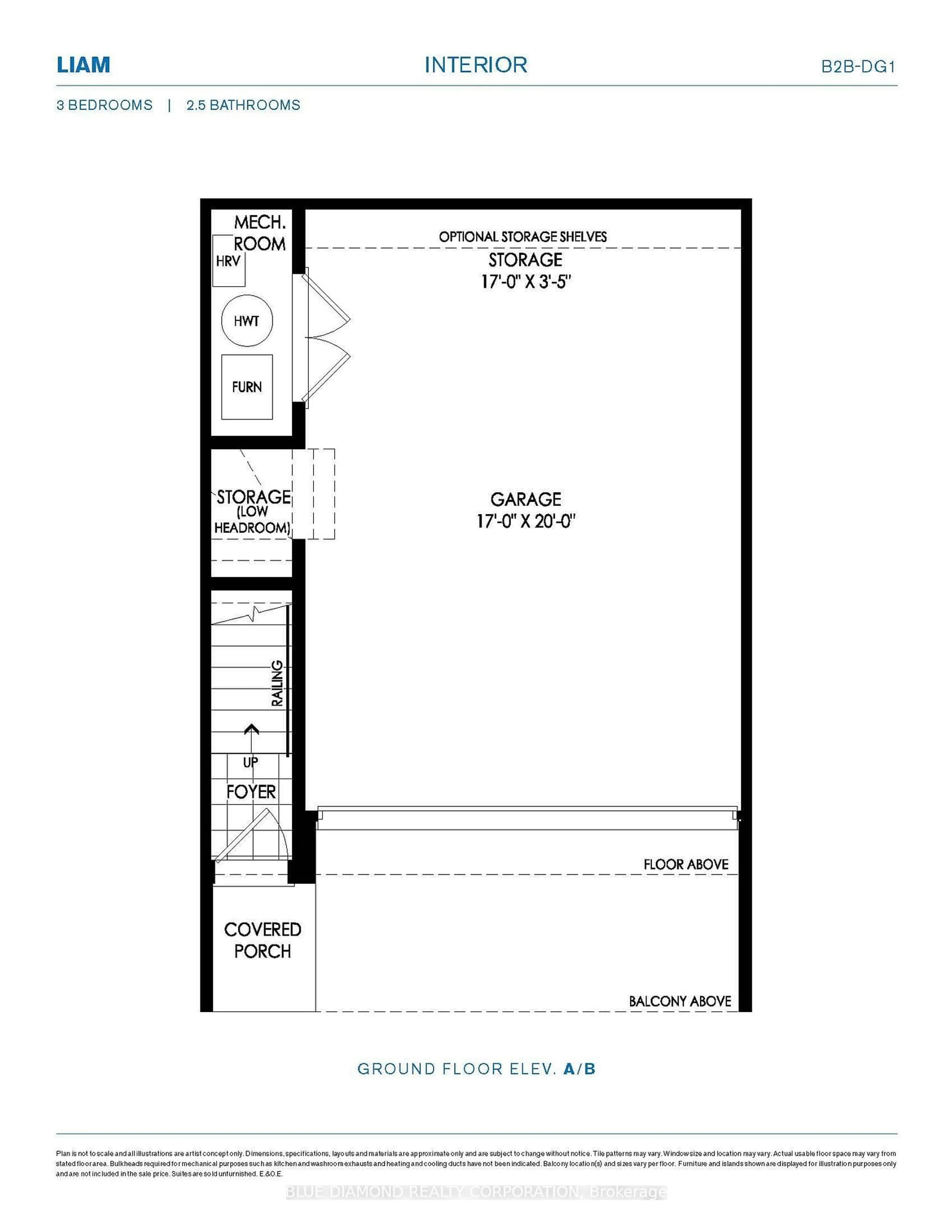 Floor plan for Block 23, lot 2 Quaker Rd, Welland Ontario L3C 3G8