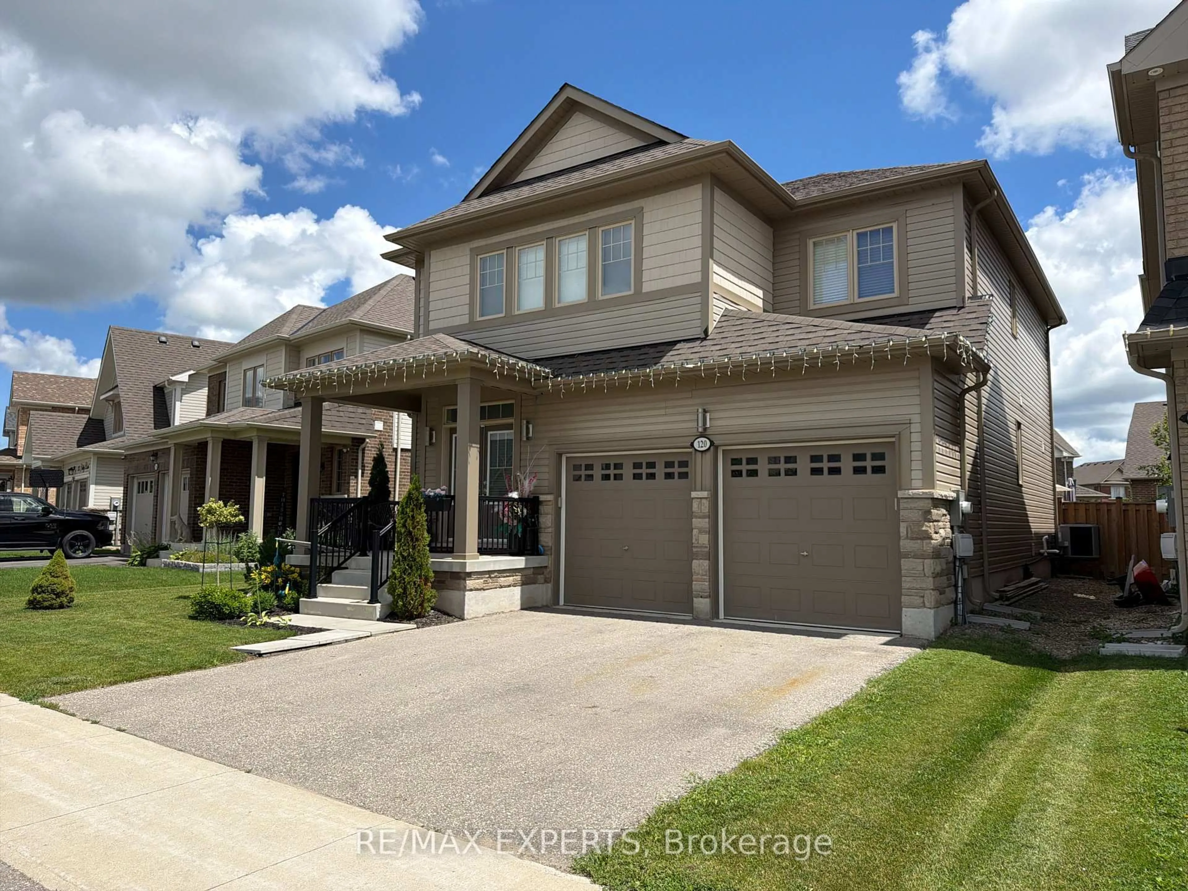 Home with brick exterior material, street for 120 Farley Rd, Centre Wellington Ontario N1M 0H2
