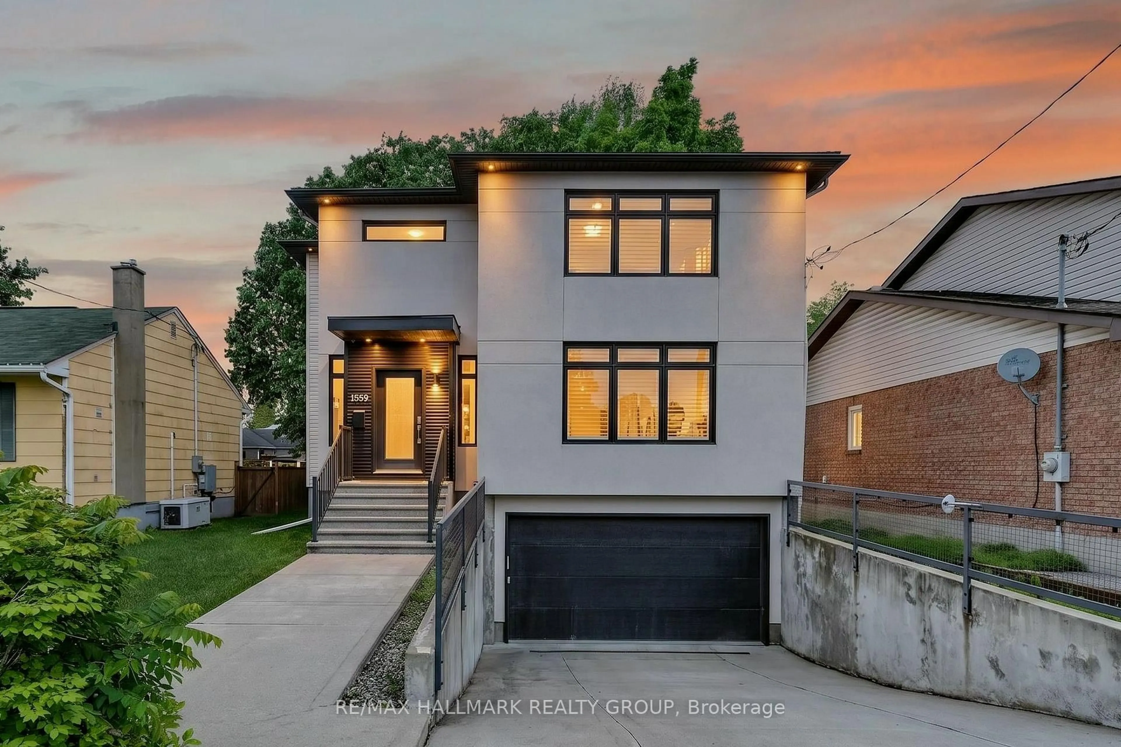 Home with brick exterior material, street for 1559 Queensdale Ave, Ottawa Ontario K1T 1J3