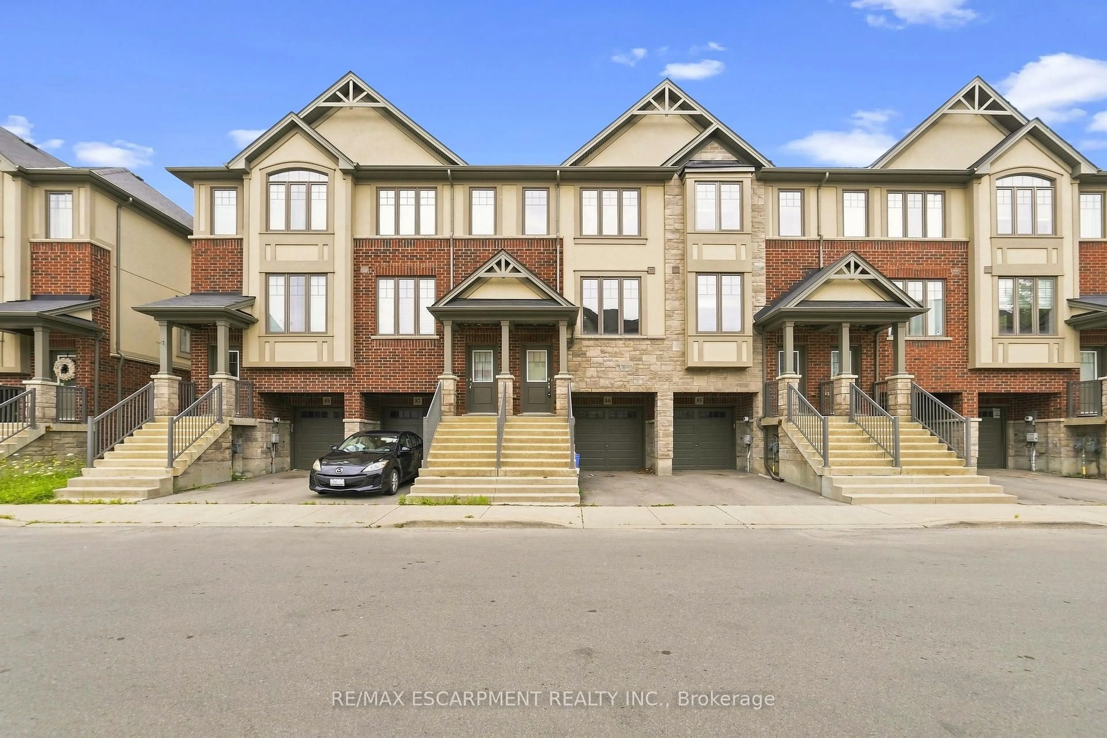 A pic from outside/outdoor area/front of a property/back of a property/a pic from drone, street for 1169 Garner Rd #86, Hamilton Ontario L8K 3K9