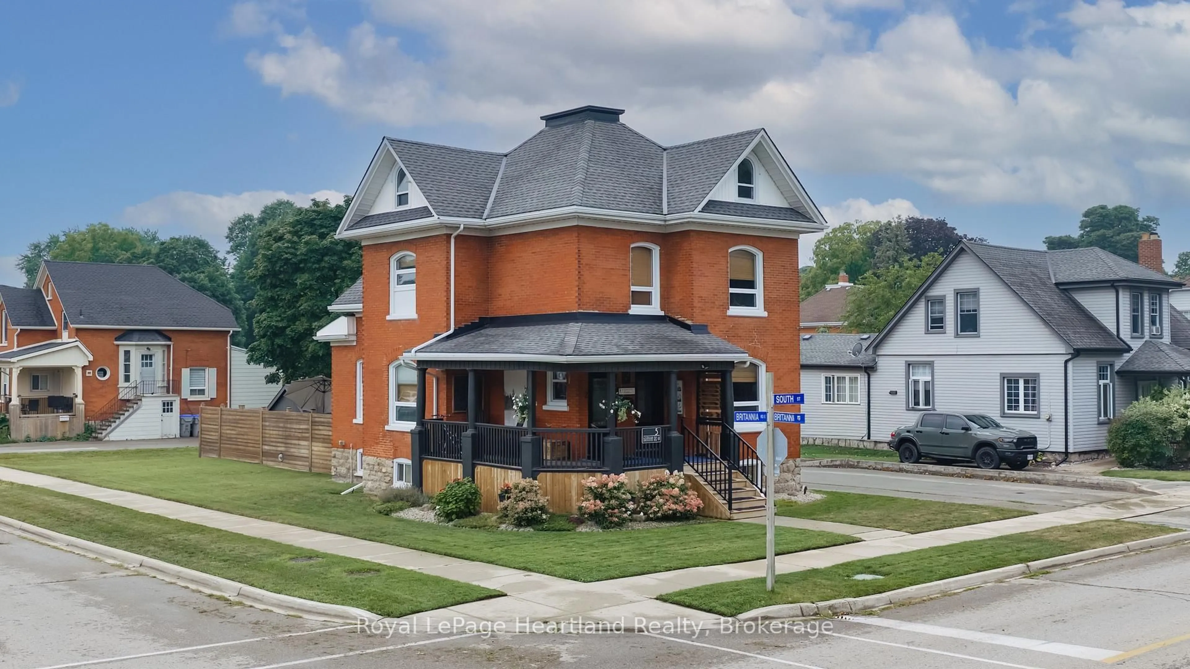 Home with brick exterior material, street for 5 Britannia Rd, Goderich Ontario N7A 2A8