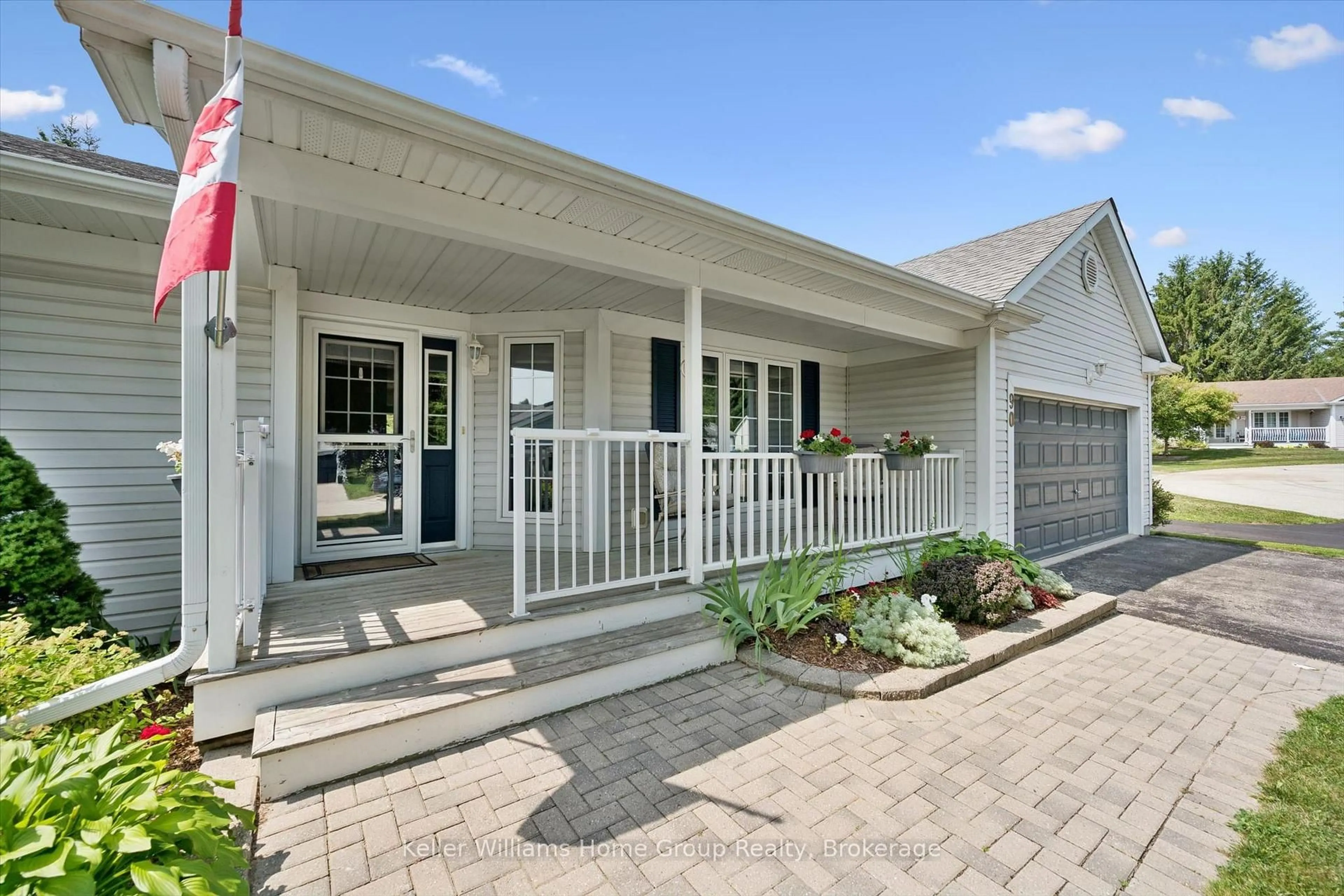 Home with vinyl exterior material, street for 90 White Bark Way, Centre Wellington Ontario N0B 1J0