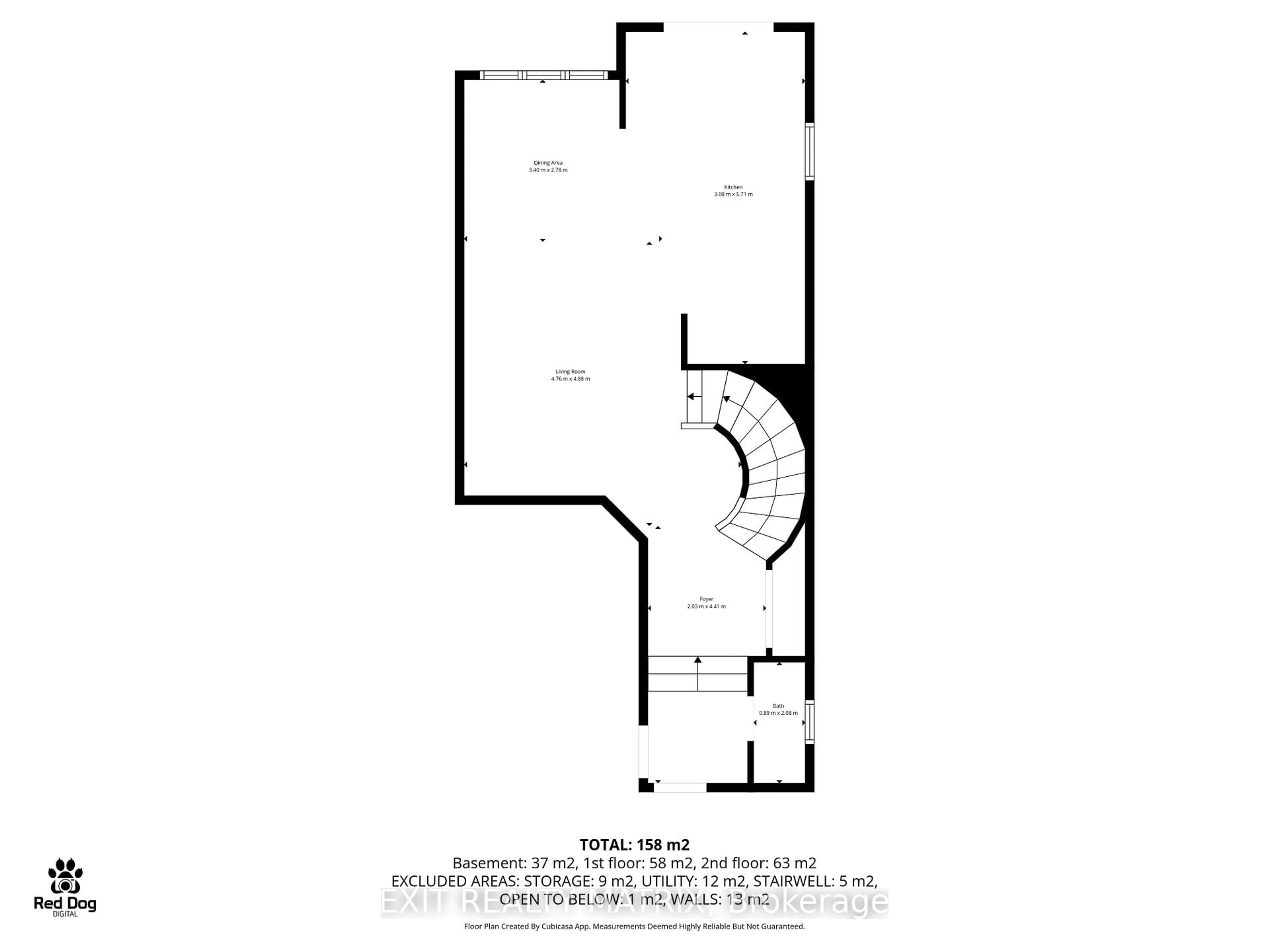 Floor plan for 195 Tapley Pl, Ottawa Ontario K4A 0L2