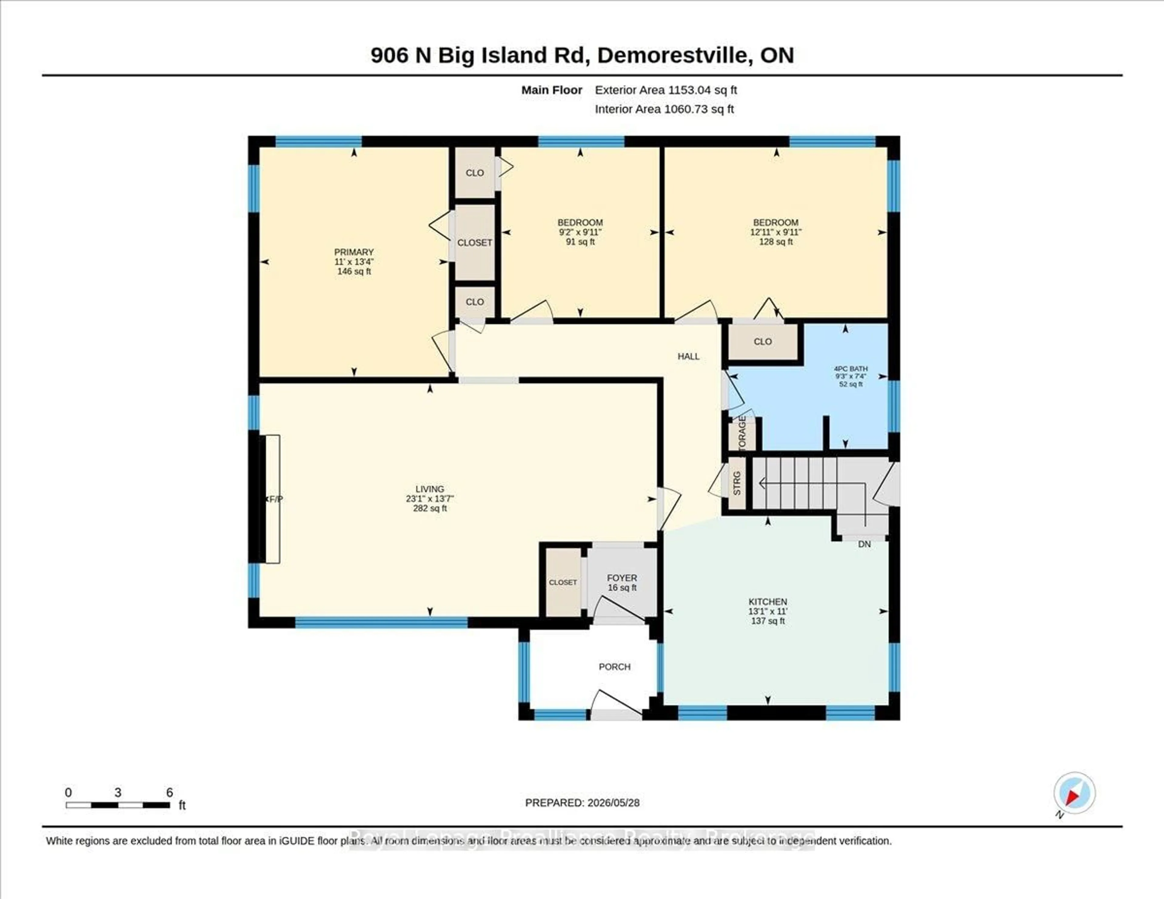 Floor plan for 906 N Big Island Rd, Prince Edward County Ontario K0K 1W0