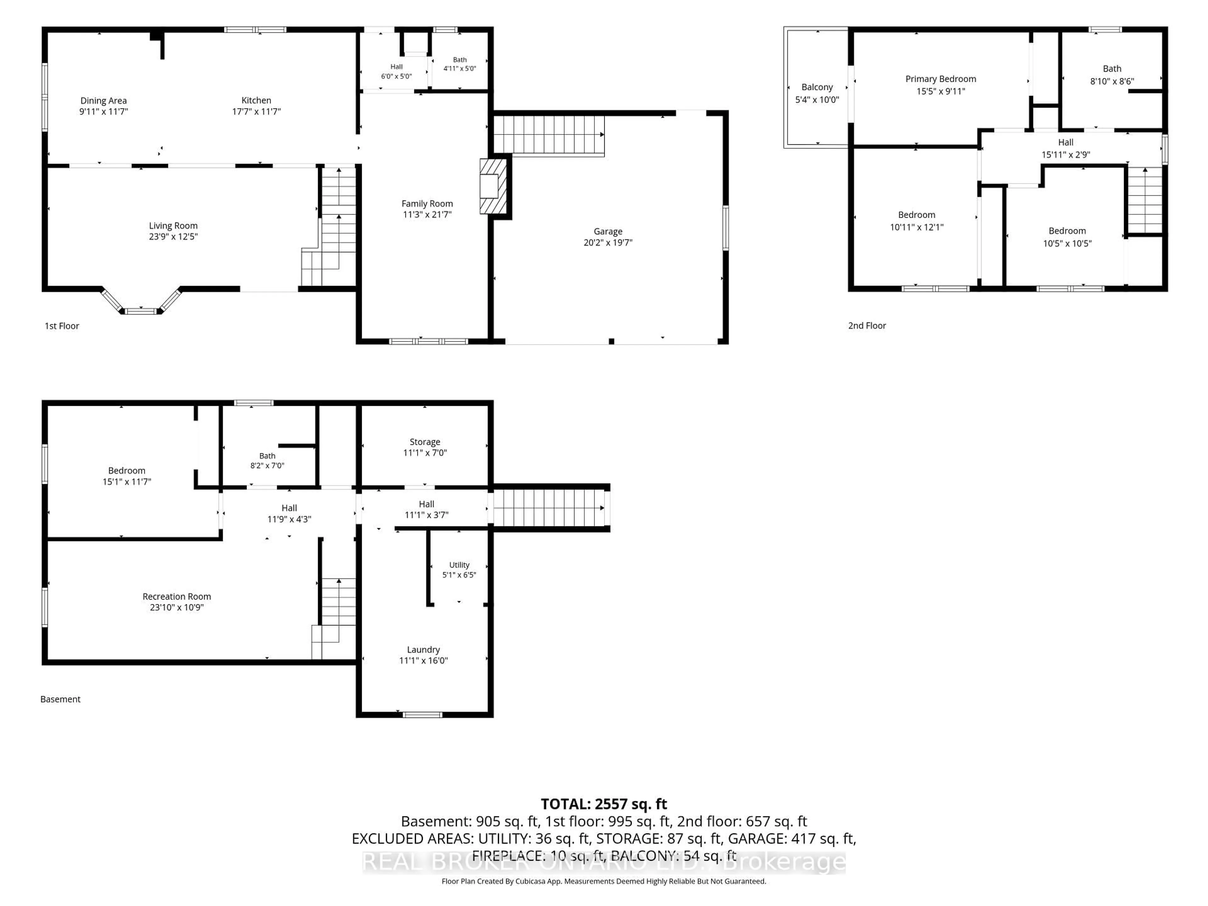 Floor plan for 87 Monte Dr, Hamilton Ontario L8G 4M4