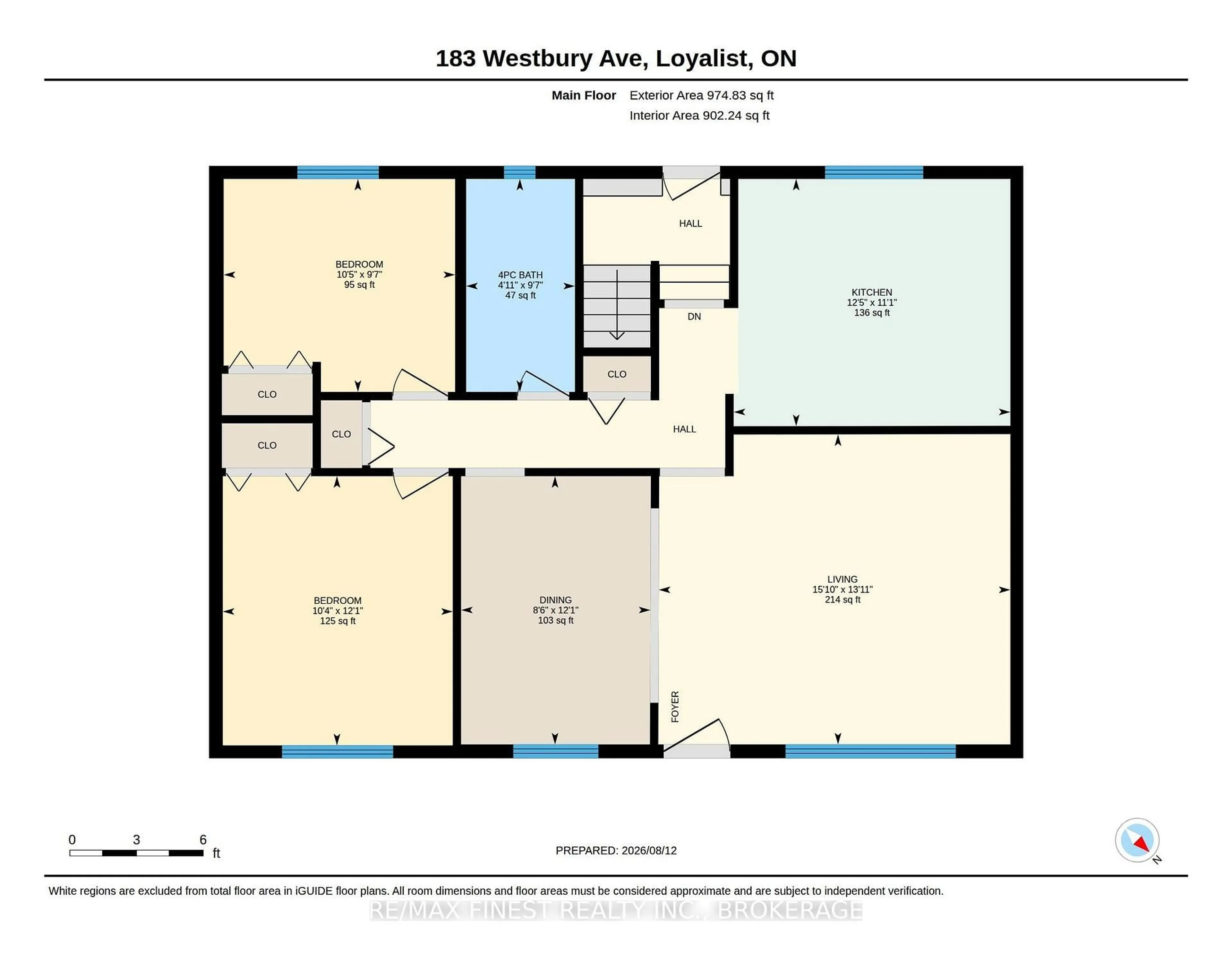 Floor plan for 183 Westbury Ave, Bath Ontario K0H 1G0
