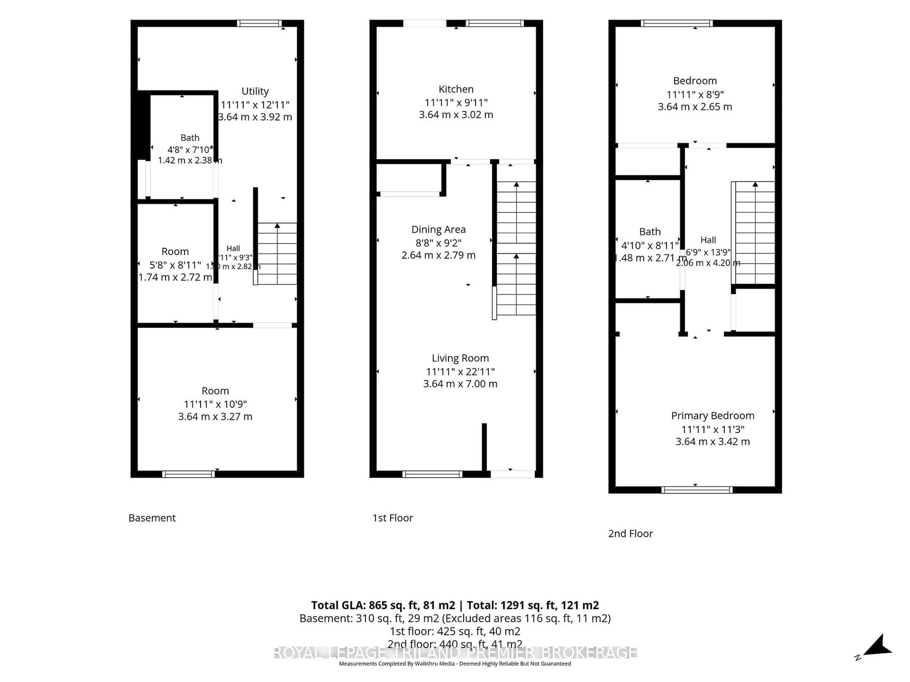 Floor plan for 101 Wellesley Cres #C, London East Ontario N5V 1J6