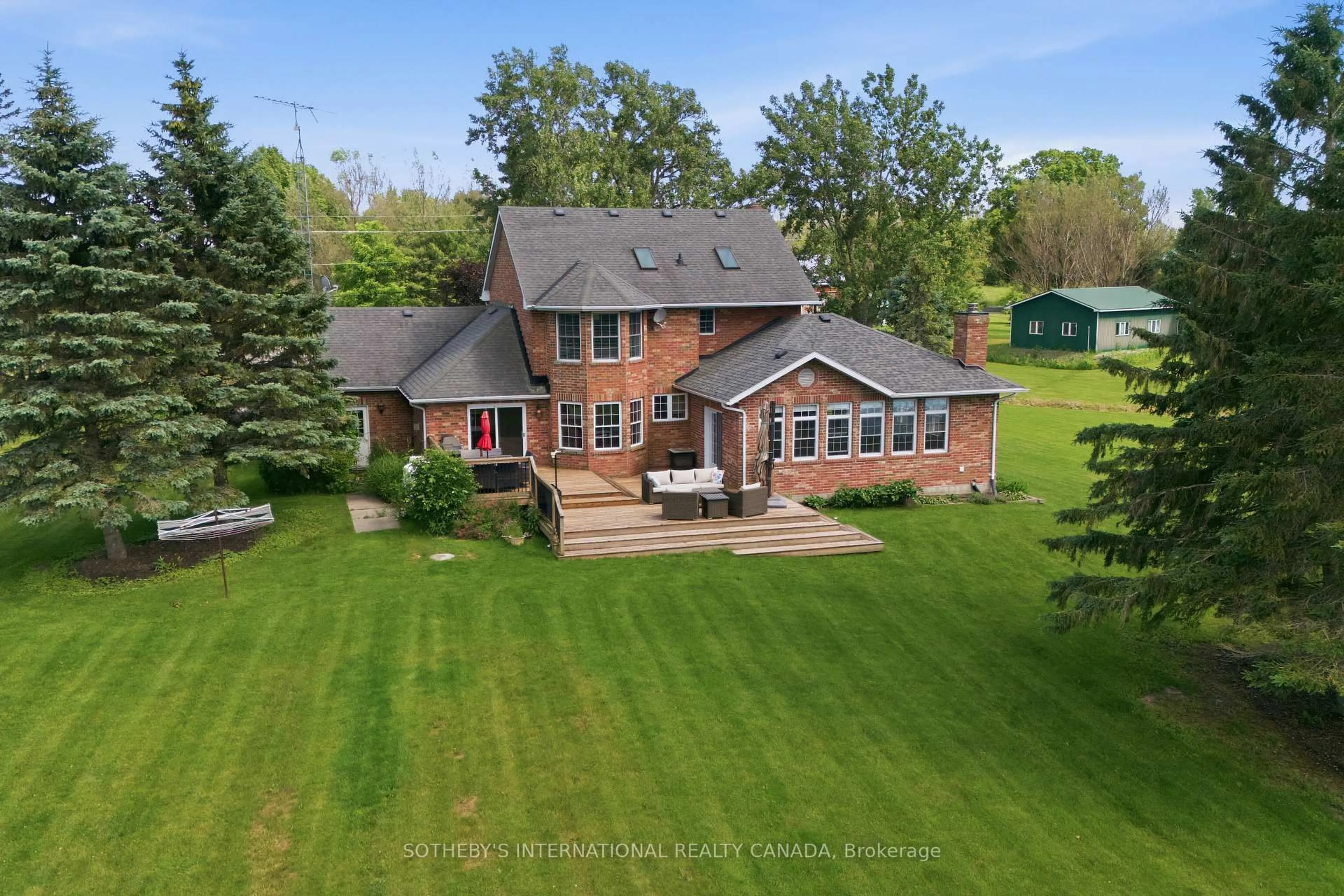 A pic from outside/outdoor area/front of a property/back of a property/a pic from drone, unknown for 3007 County Road 13, Prince Edward County Ontario K0K 2P0