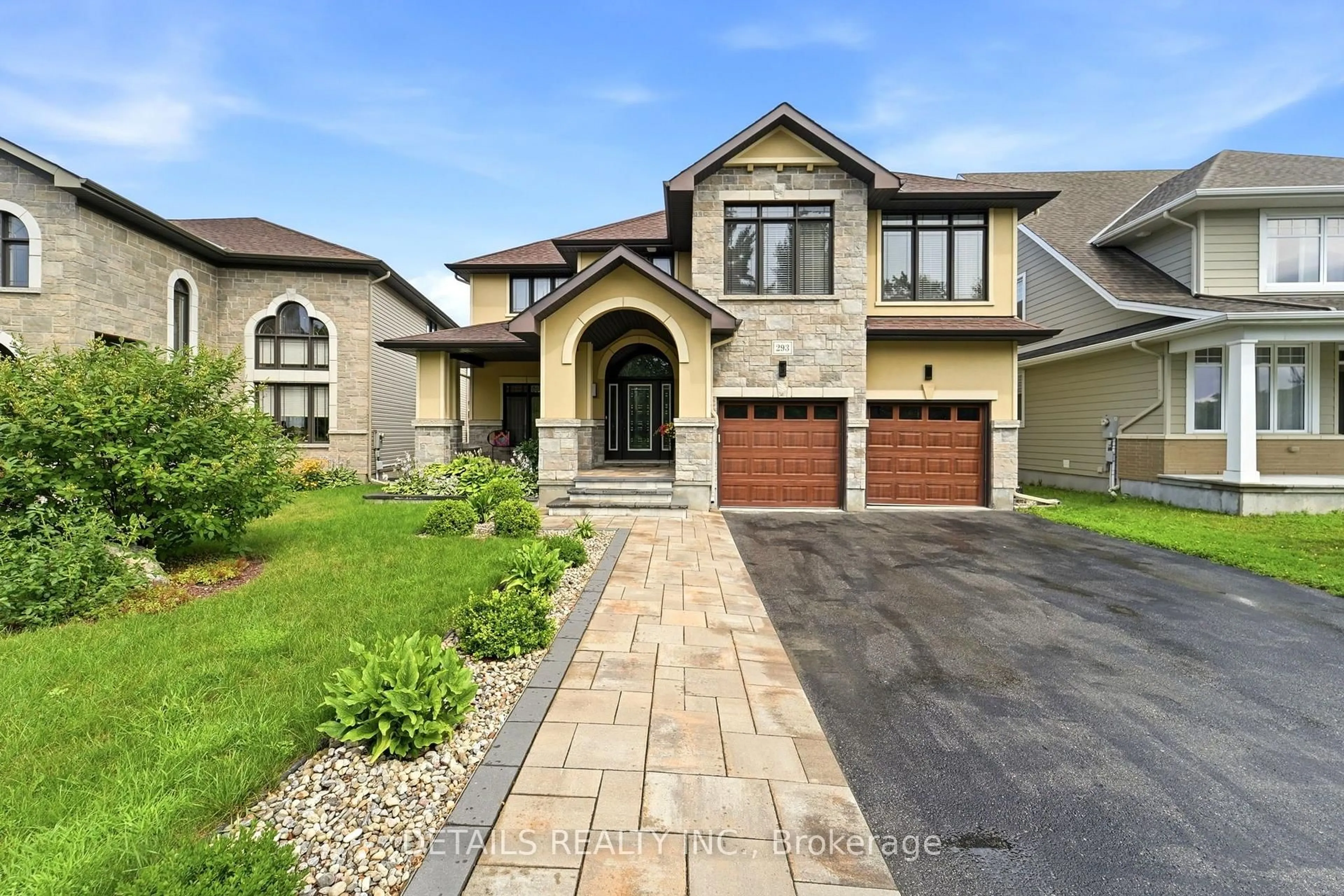 Home with brick exterior material, street for 293 Huntsville Dr, Ottawa Ontario K2T 0H1