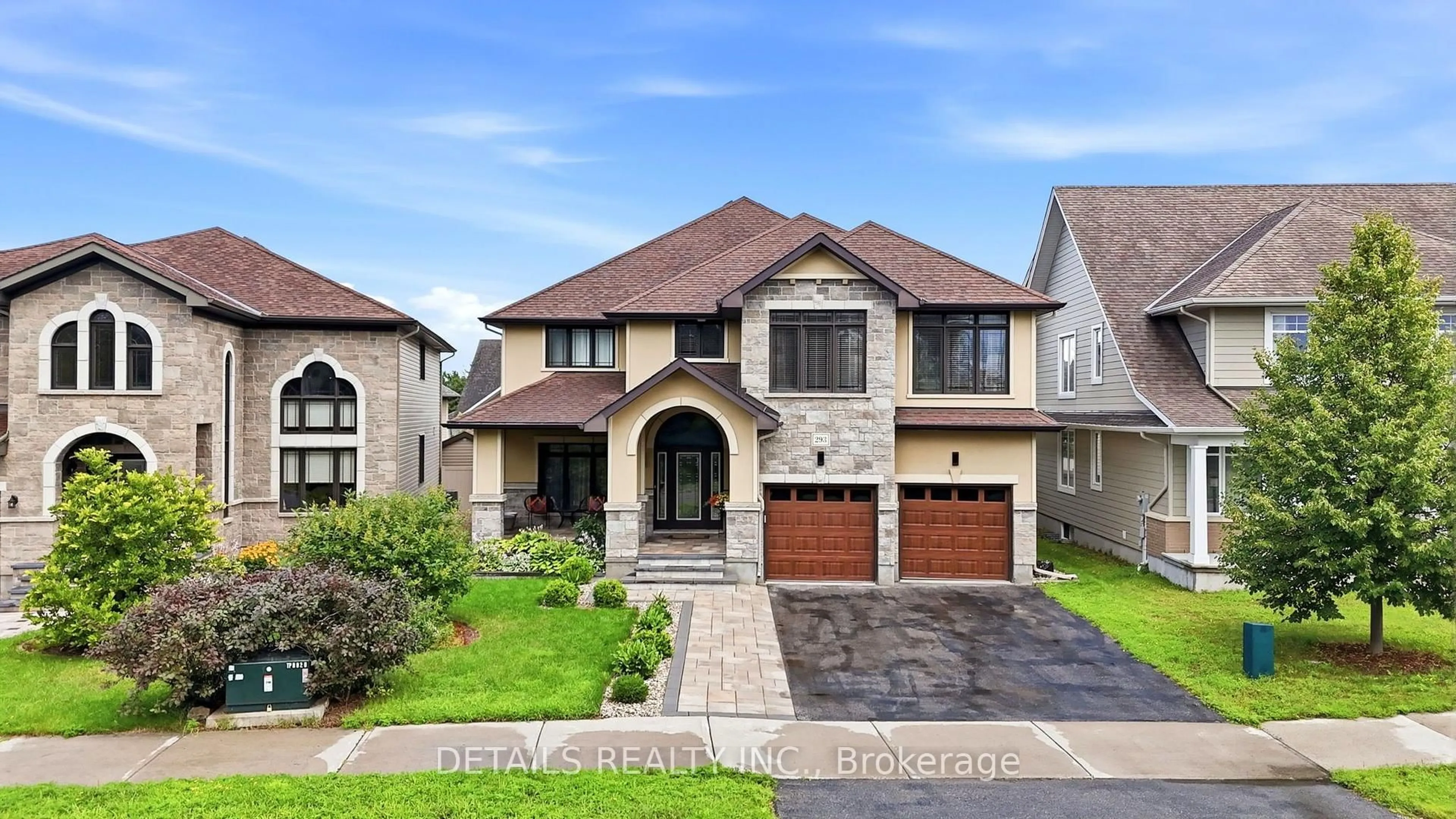 Home with brick exterior material, street for 293 Huntsville Dr, Ottawa Ontario K2T 0H1