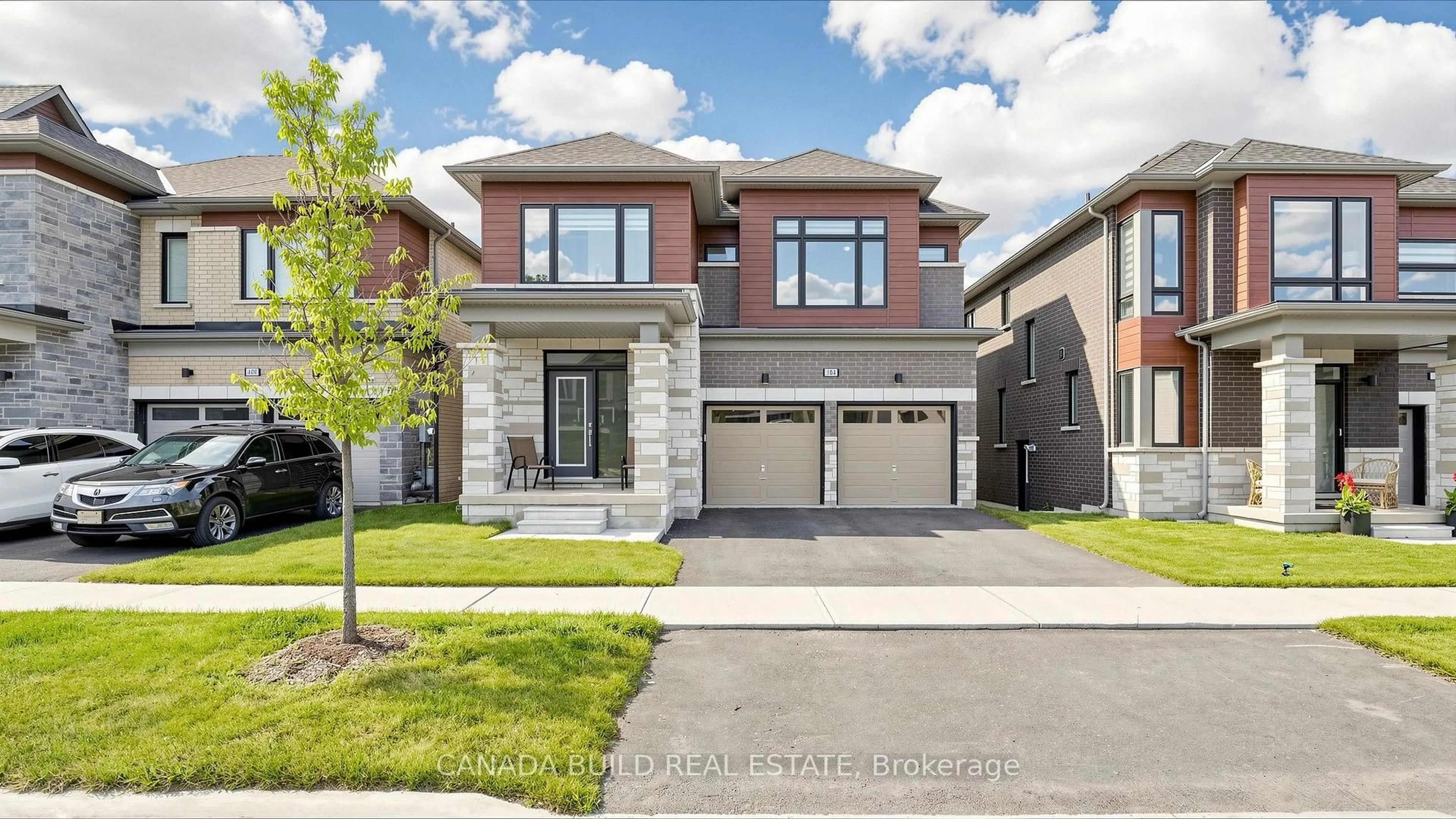 Home with brick exterior material, street for 104 Henshaw Dr, Erin Ontario N0B 1T0