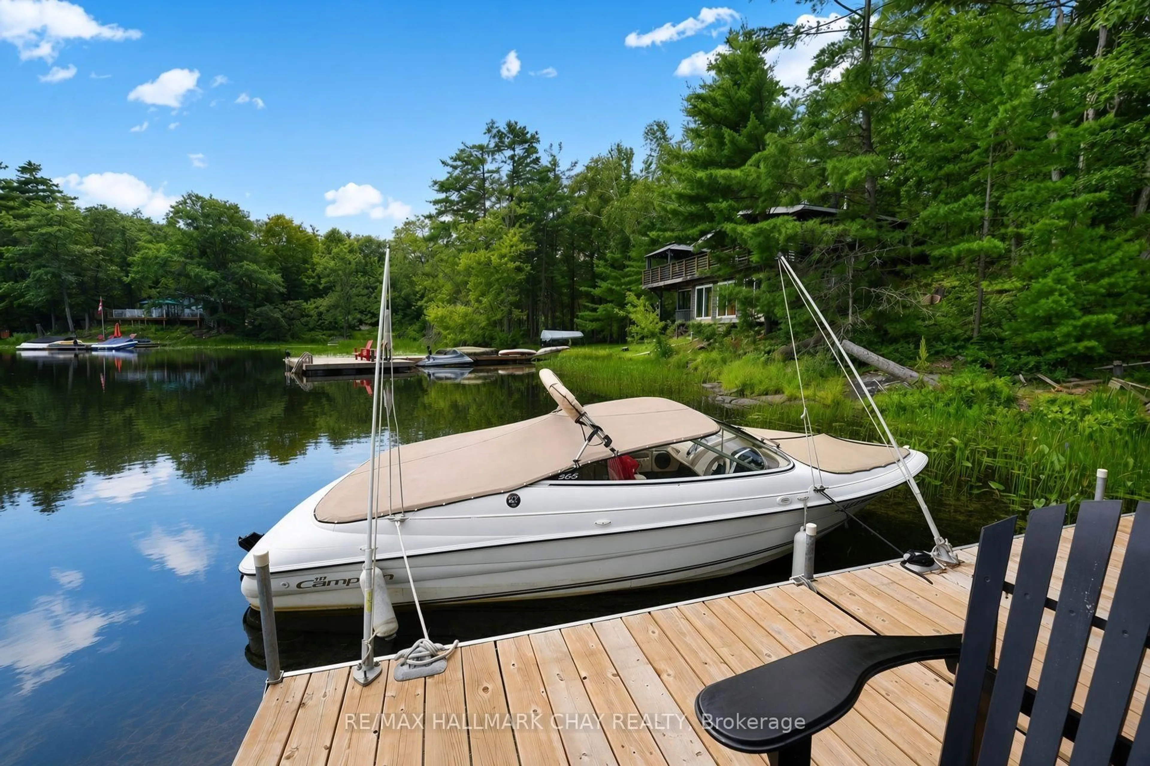 Patio, water/lake/river/ocean view for 1283 Lions Head Rd, Gravenhurst Ontario P0E 1G0