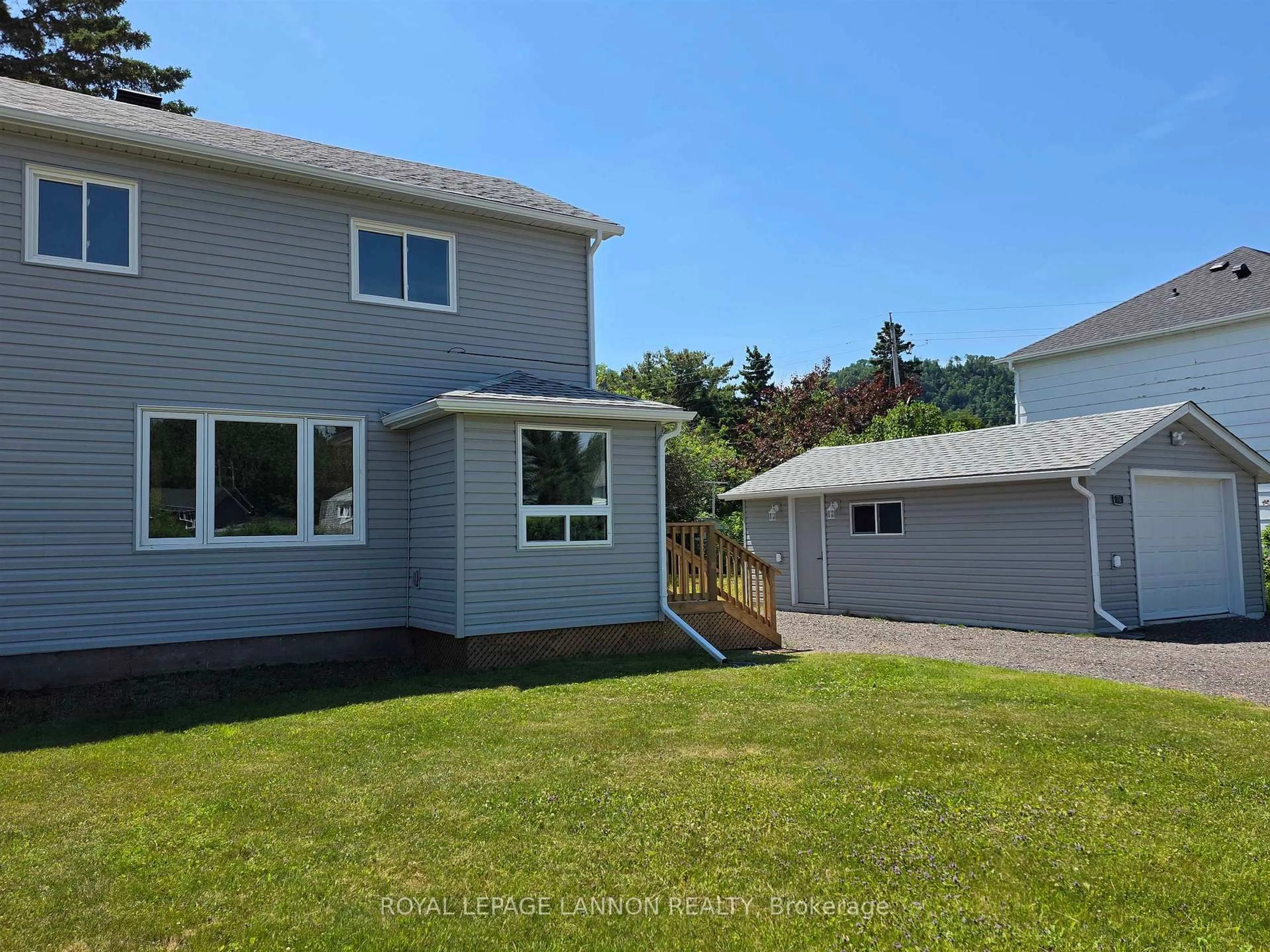 Home with vinyl exterior material, street for 78 Timmins St, Red Rock Ontario P0T 2P0