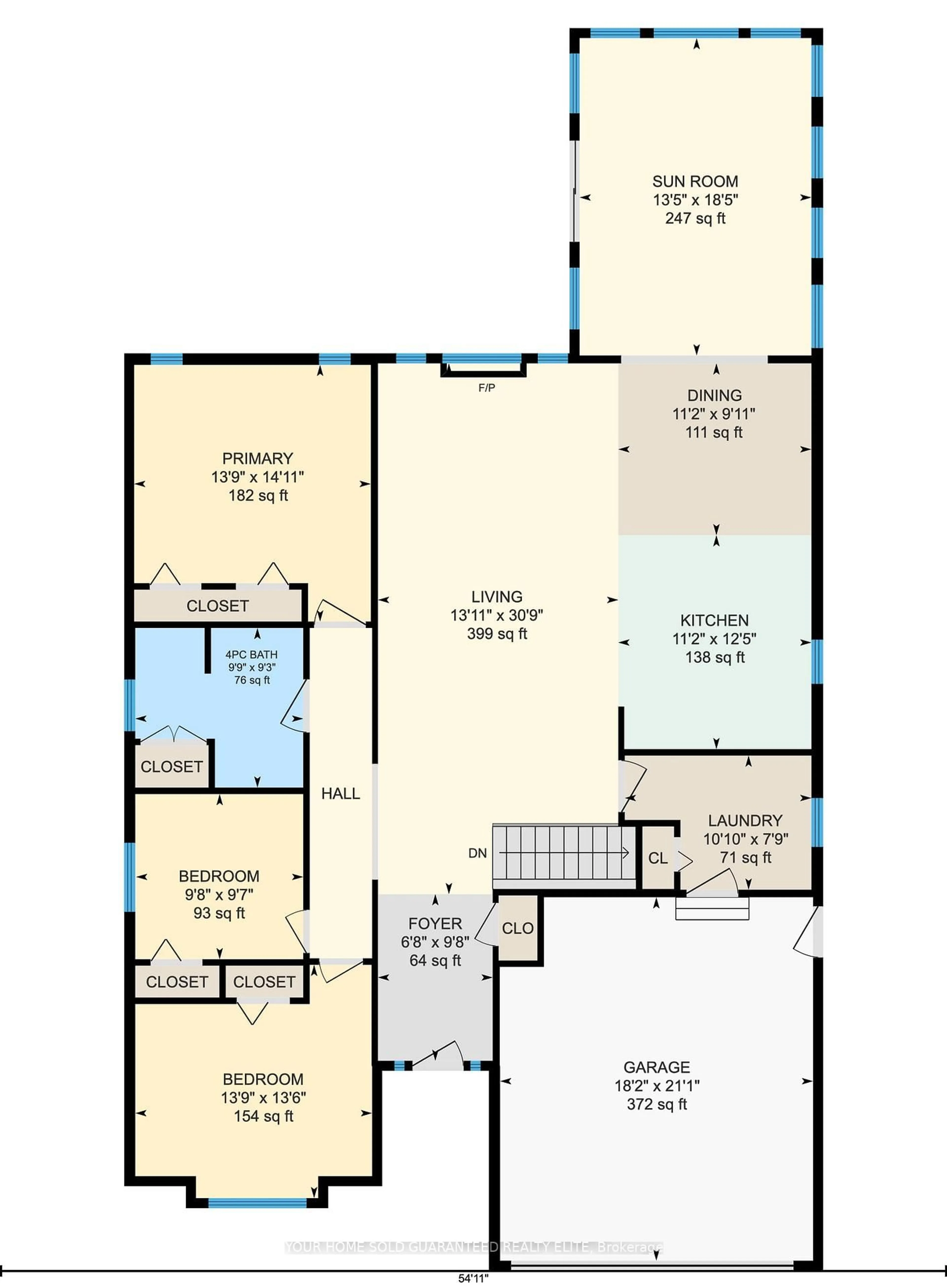 Floor plan for 395 Foxtail Ave, Welland Ontario L3C 7N7