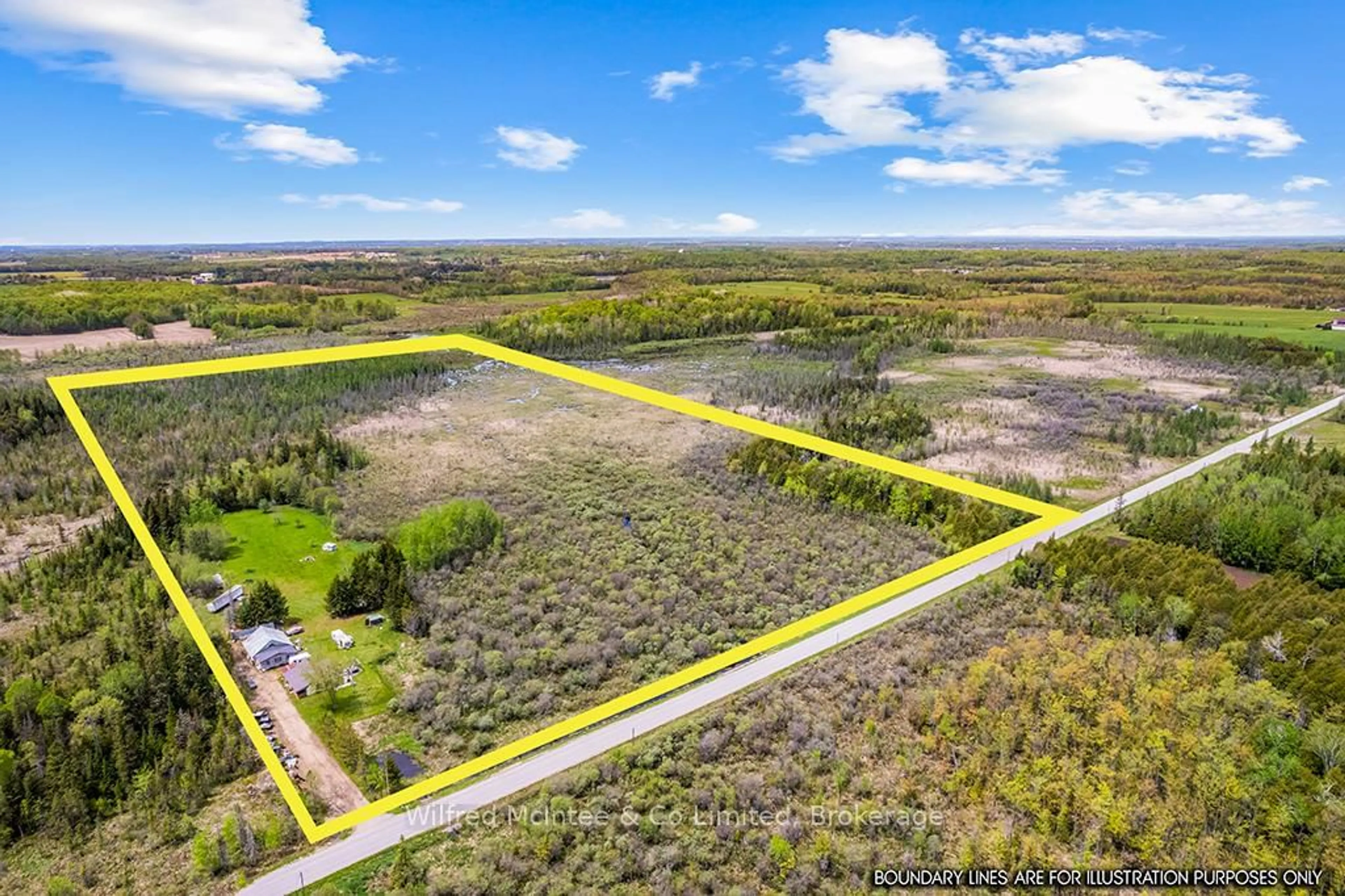 A pic from outside/outdoor area/front of a property/back of a property/a pic from drone, water/lake/river/ocean view for 135220 Concession Road 8 Rd, Chatsworth Ontario N0H 1K0