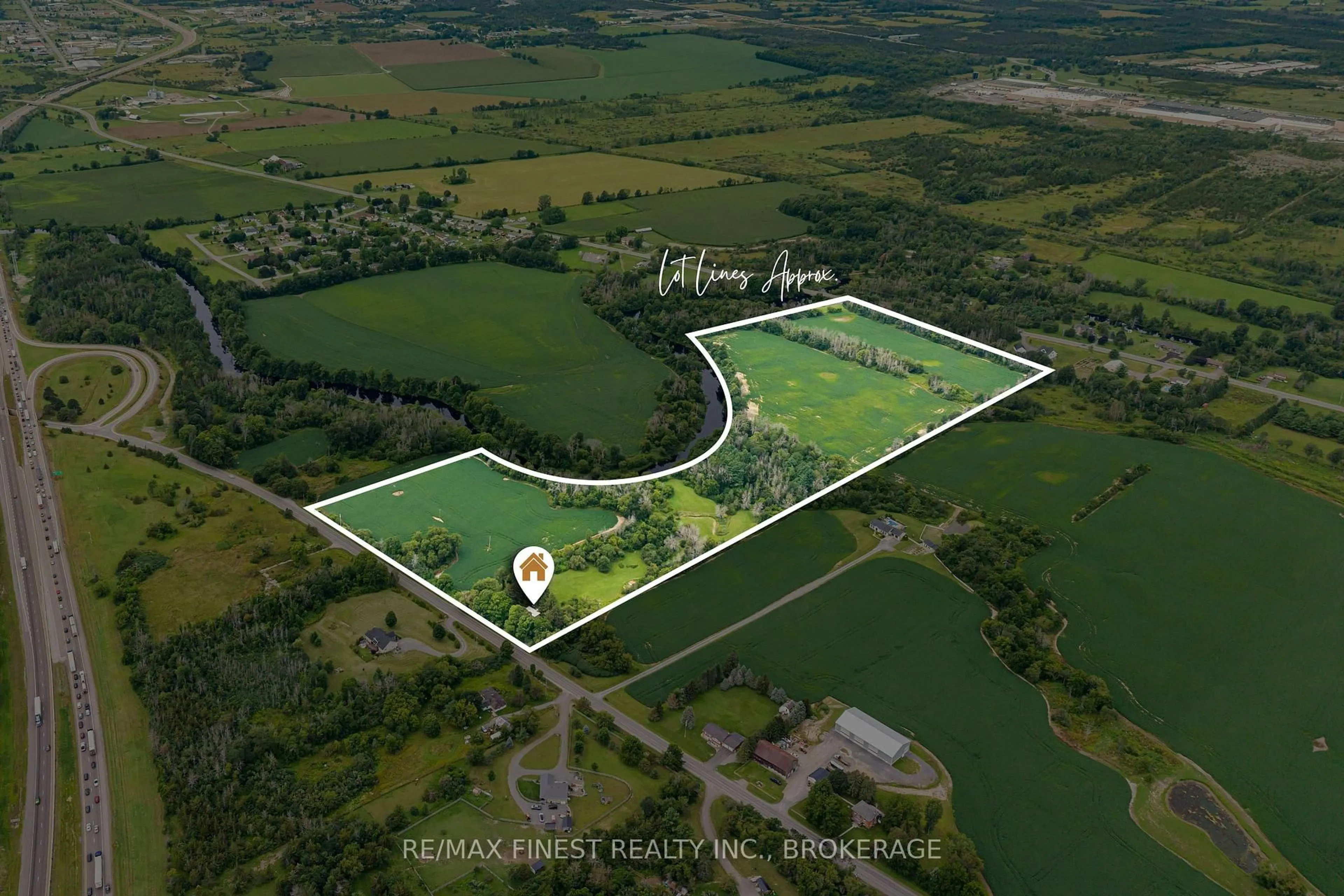 A pic from outside/outdoor area/front of a property/back of a property/a pic from drone, unknown for 1011 Lennox and Addington County Rd 5, Plantagenet Ontario K7R 3L2