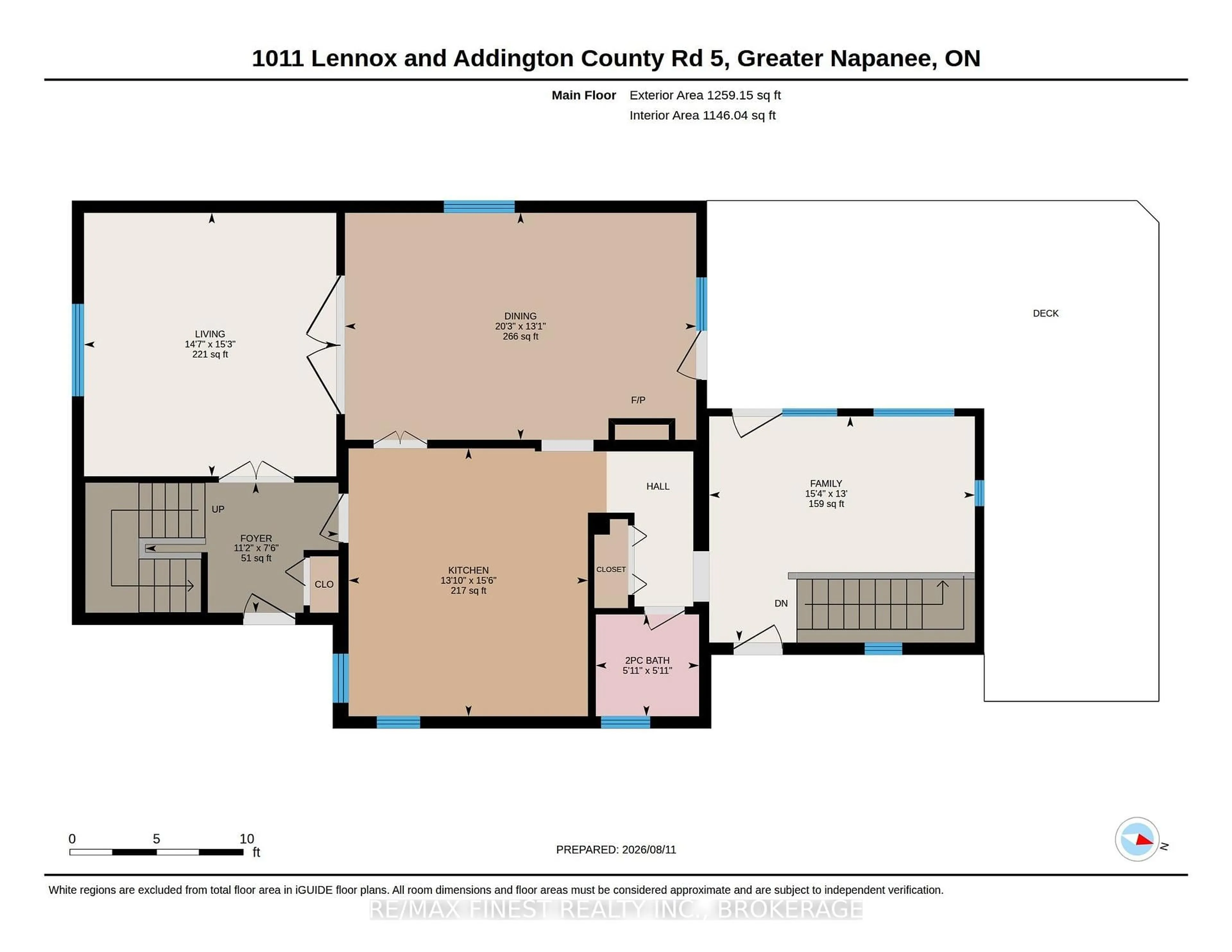 Floor plan for 1011 Lennox and Addington County Rd 5, Plantagenet Ontario K7R 3L2
