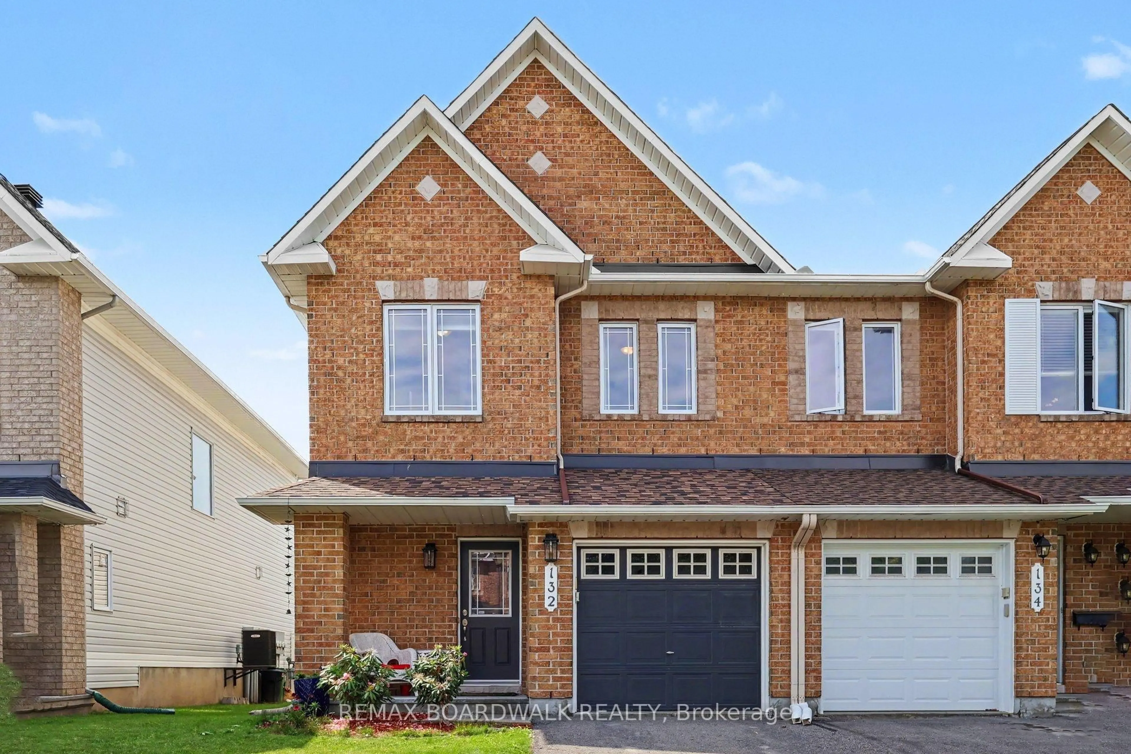 Home with brick exterior material, street for 132 Montmorency Way, Ottawa Ontario K4A 0J2