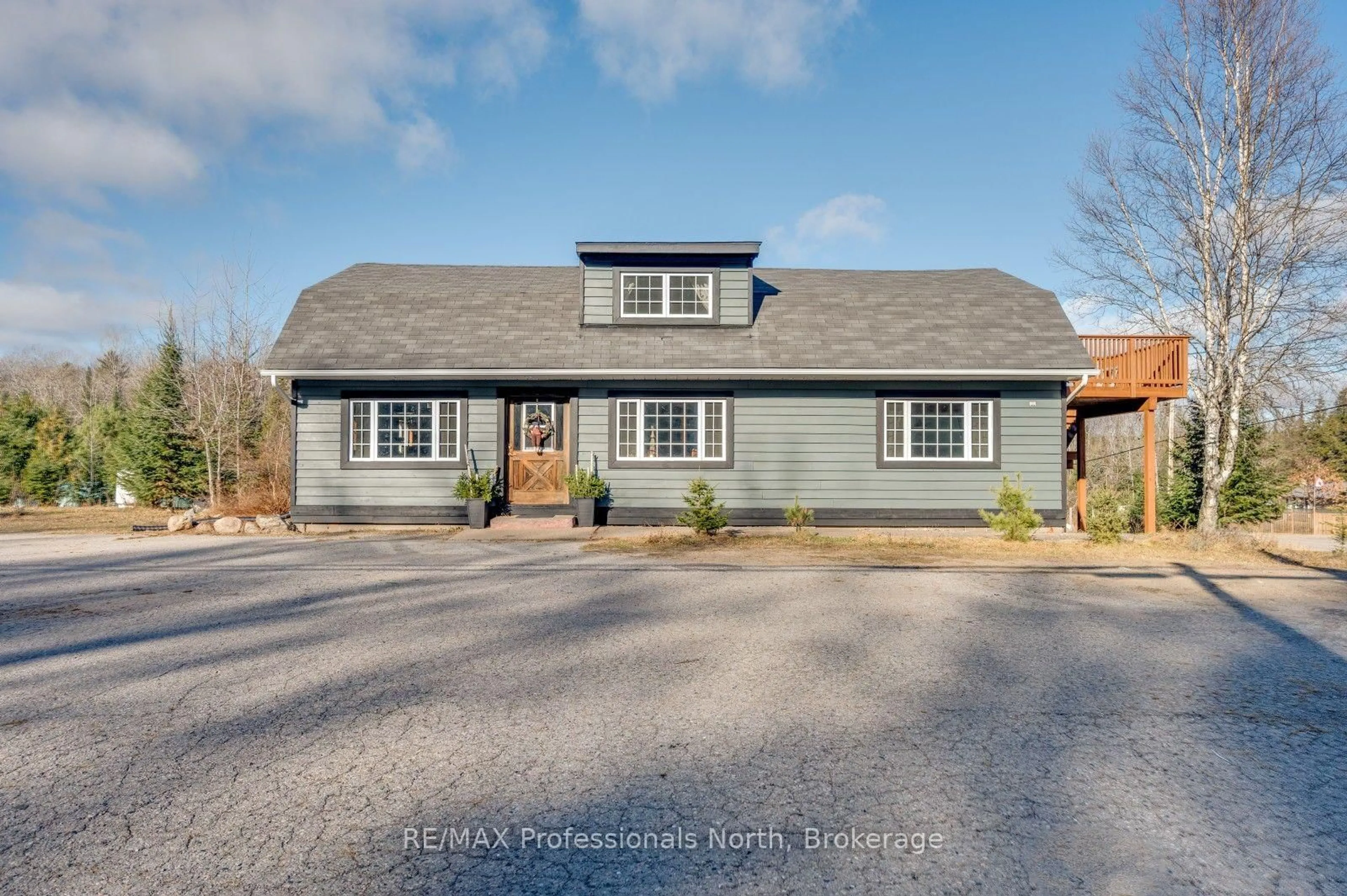 Home with vinyl exterior material, street for 4167 LOOP Rd, Dysart et al Ontario K0L 1X0