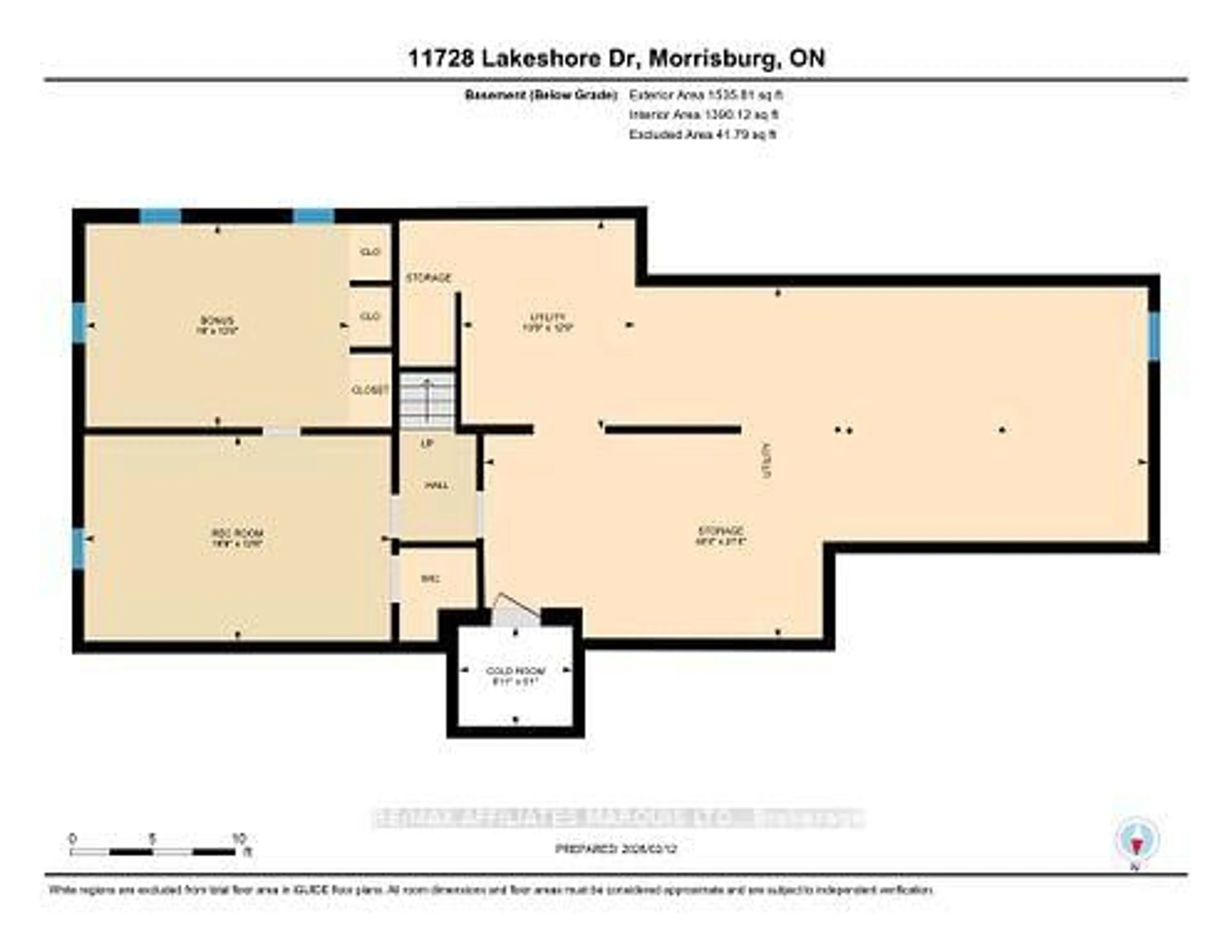Floor plan for 11728 Lakeshore Dr, South Dundas Ontario K0C 1X0