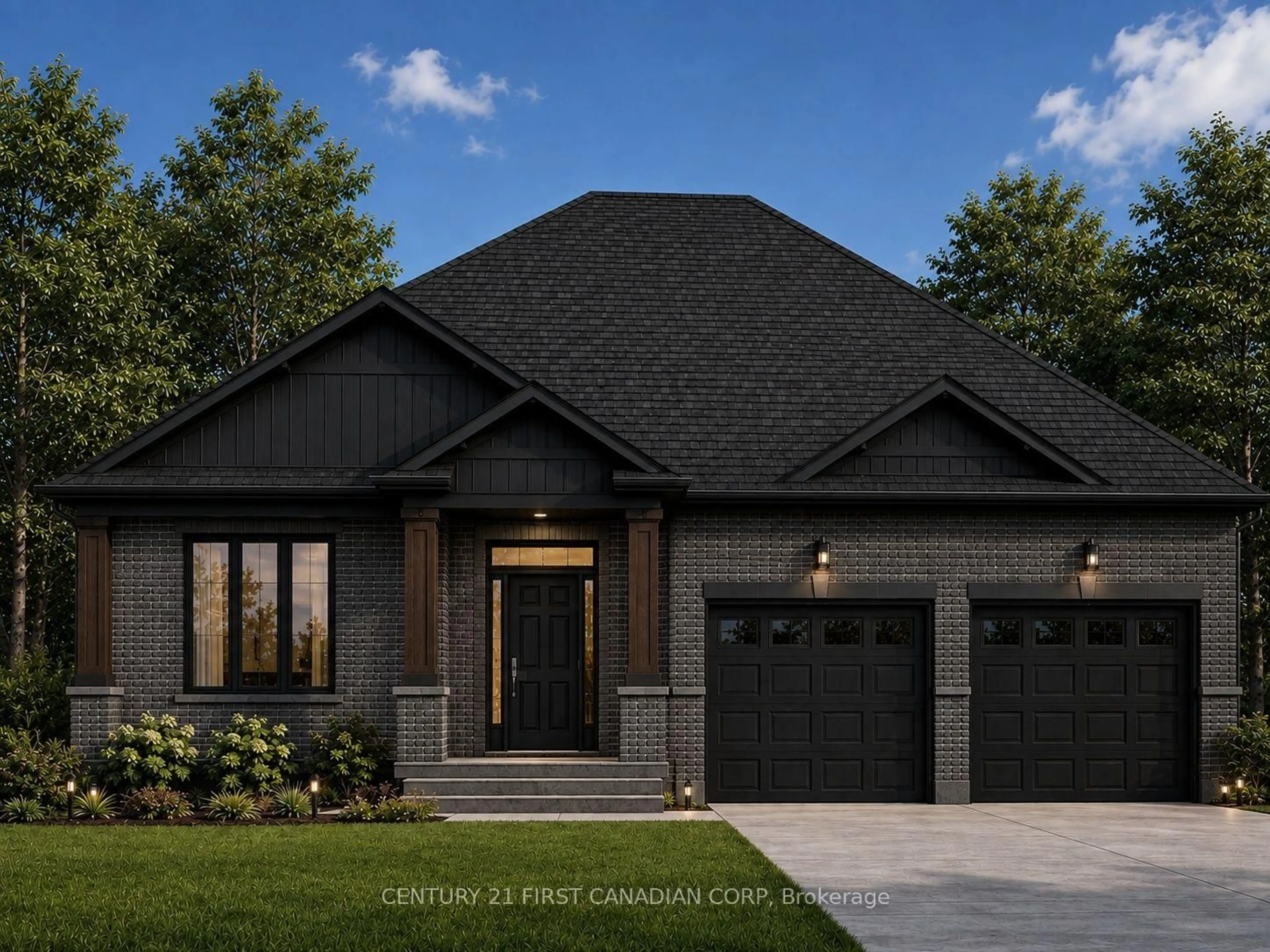 Home with brick exterior material, street for 116 Stuart Ave #Lot 38, Lucan Biddulph Ontario N0M 2J0