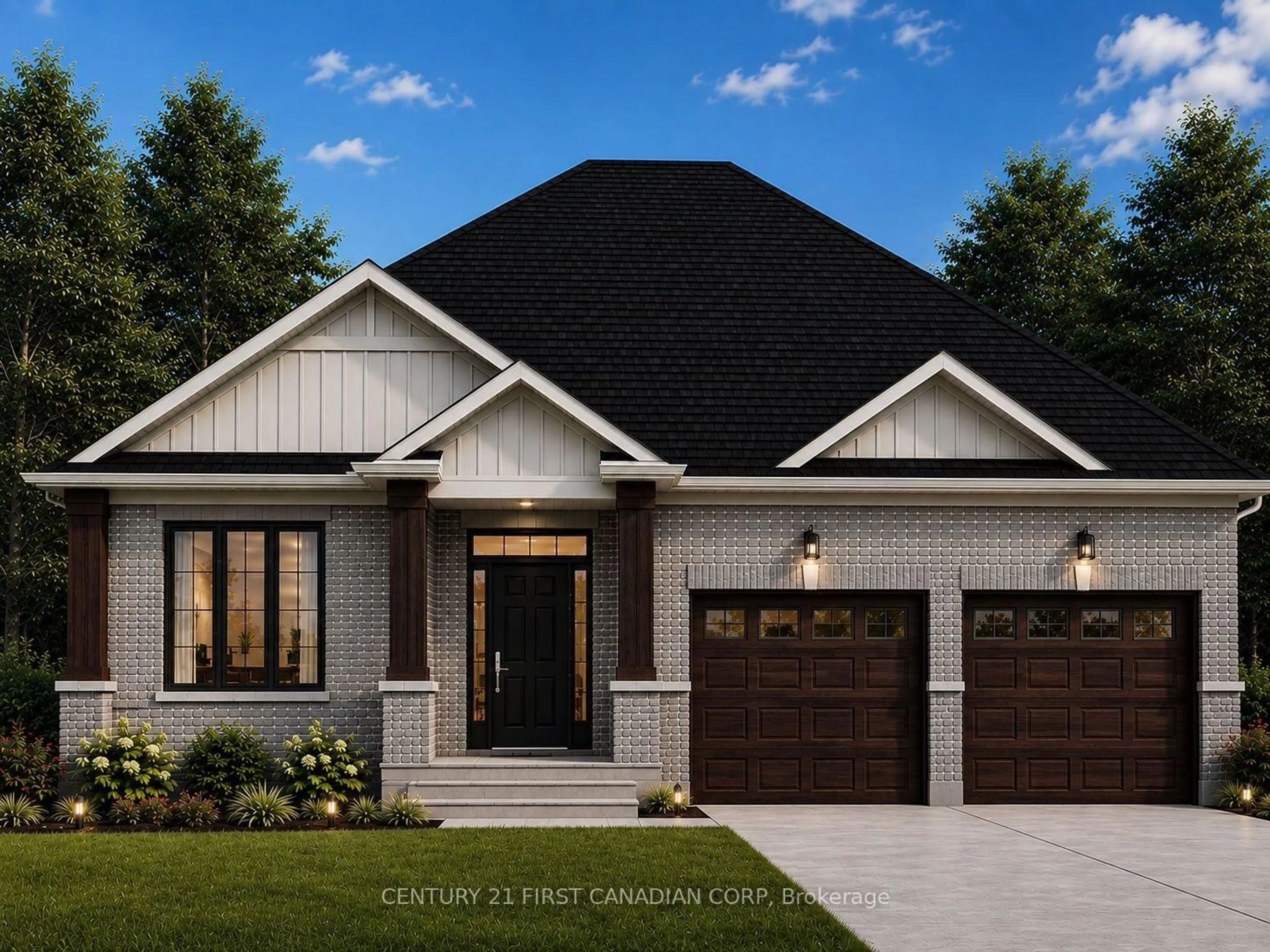 Home with brick exterior material, street for 116 Stuart Ave #Lot 38, Lucan Biddulph Ontario N0M 2J0