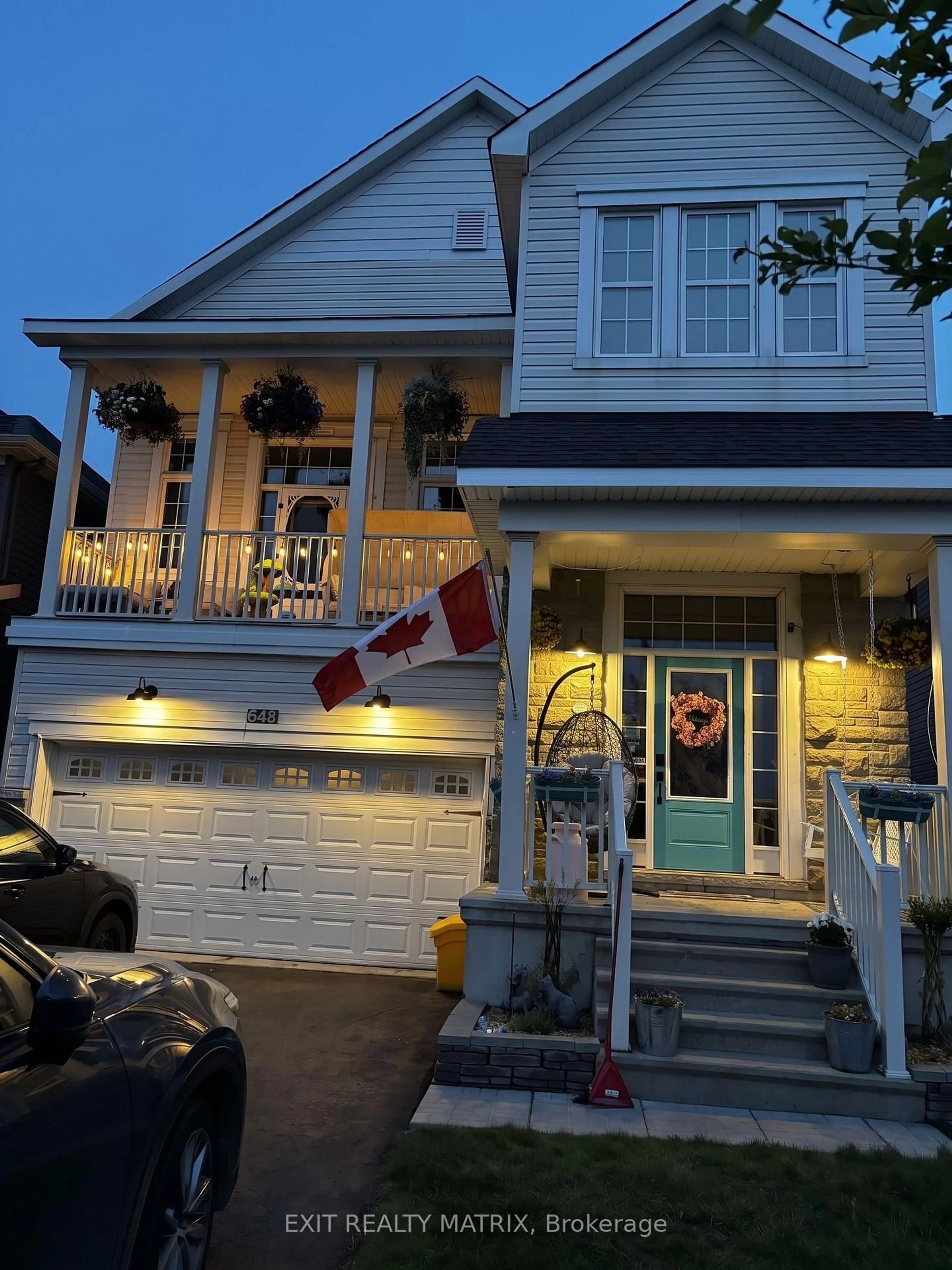 Home with vinyl exterior material, street for 648 Decoeur Dr, Orleans Ontario K4A 1G4
