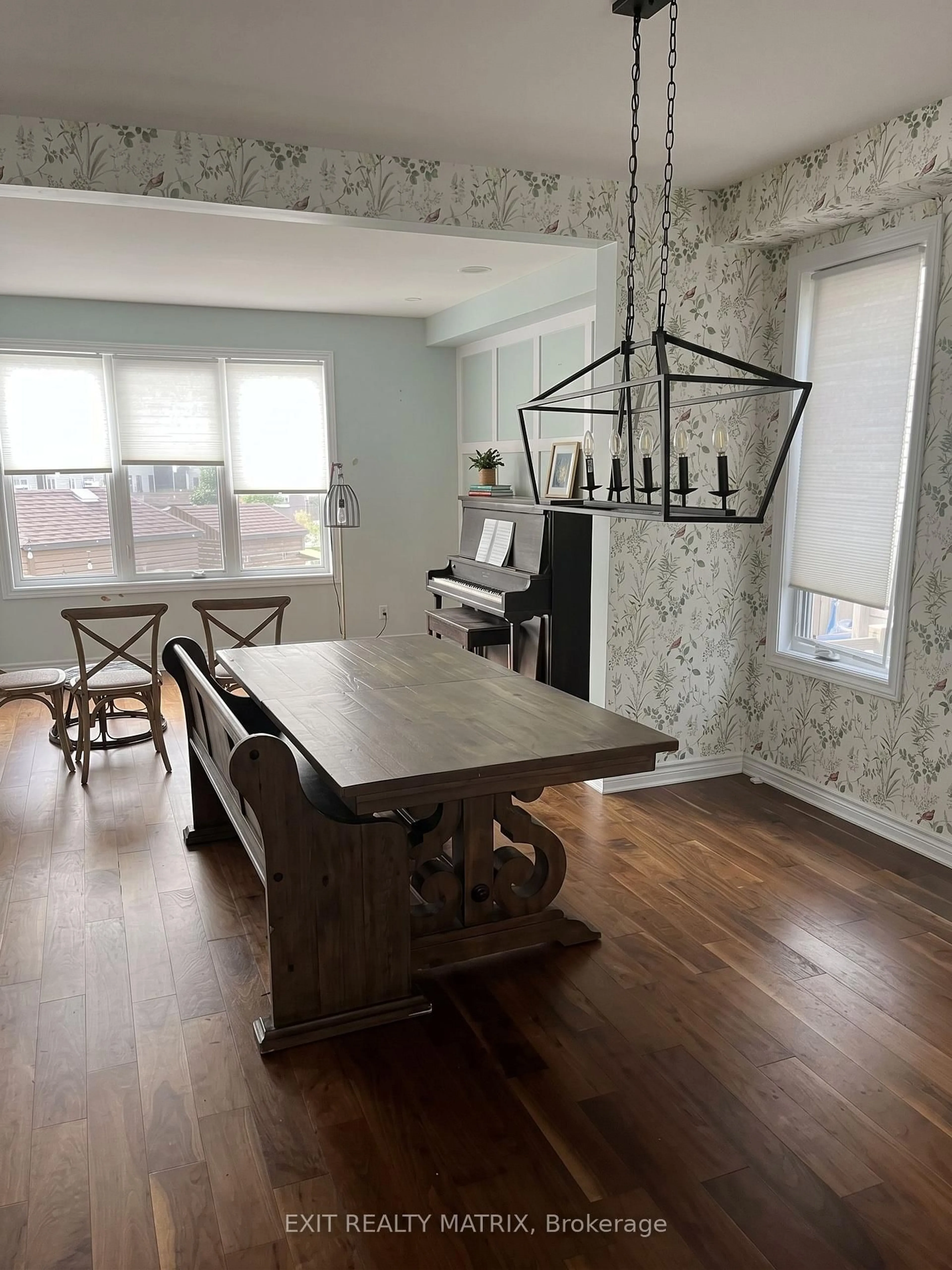 Dining room, wood/laminate floor for 648 Decoeur Dr, Orleans Ontario K4A 1G4