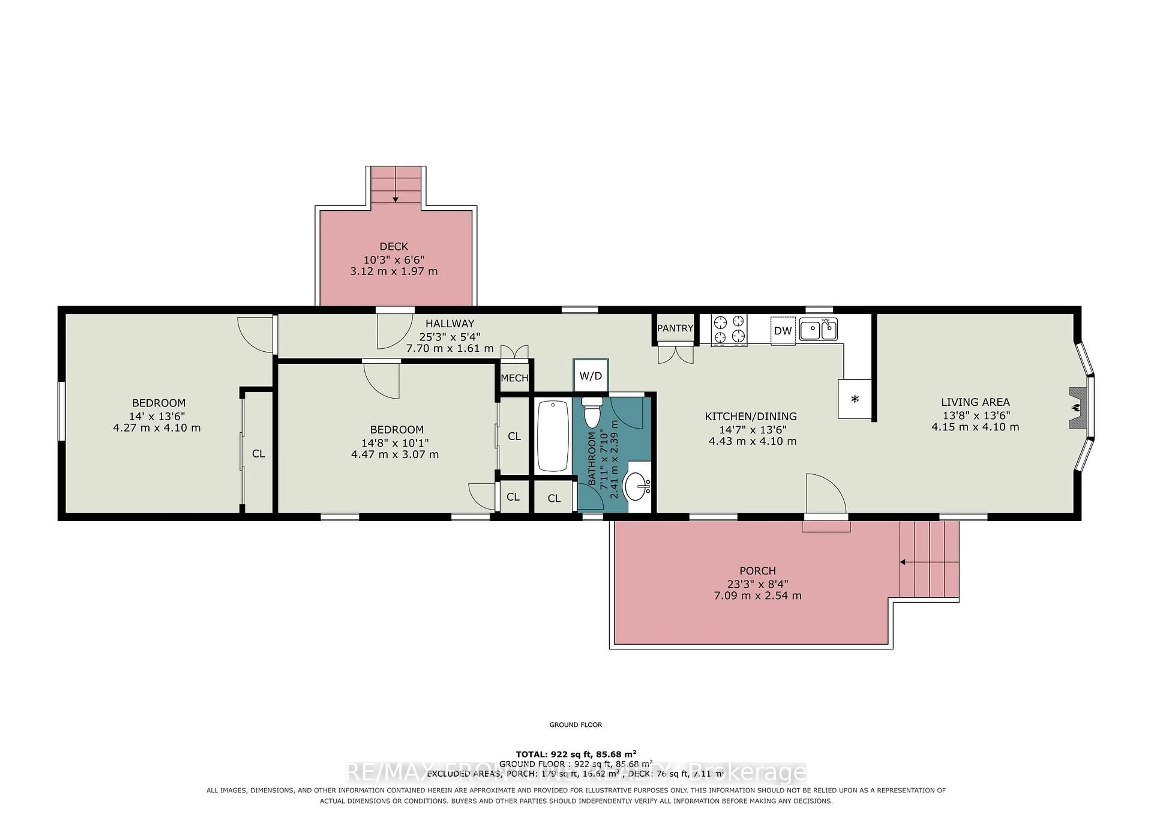 Floor plan for 204 Hillview Rd, Perth Ontario K7H 3C8