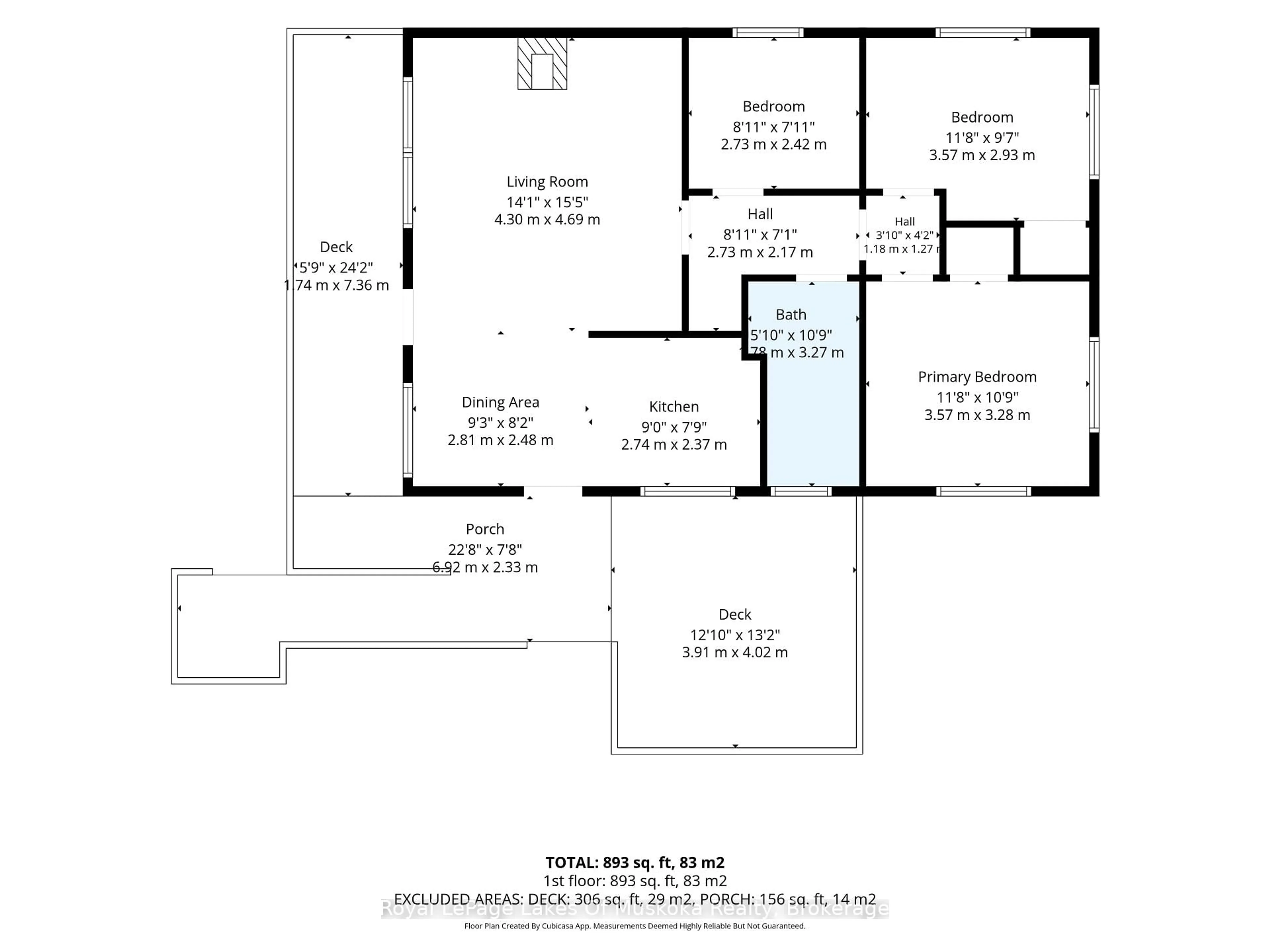 Floor plan for 14170 Kawagama Long Island, Algonquin Highlands Ontario P0A 1E0