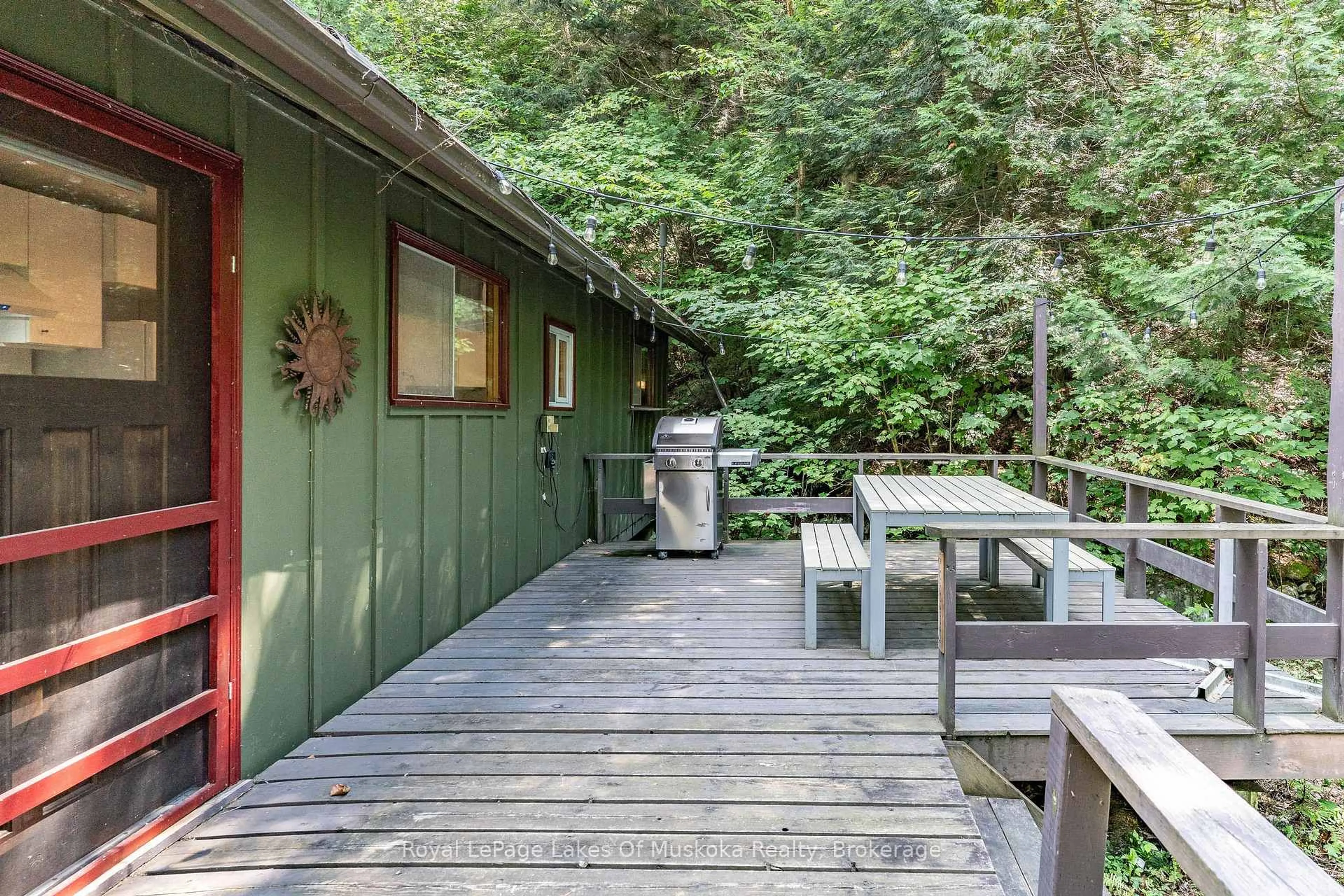 Patio, forest/trees view for 14170 Kawagama Long Island, Algonquin Highlands Ontario P0A 1E0