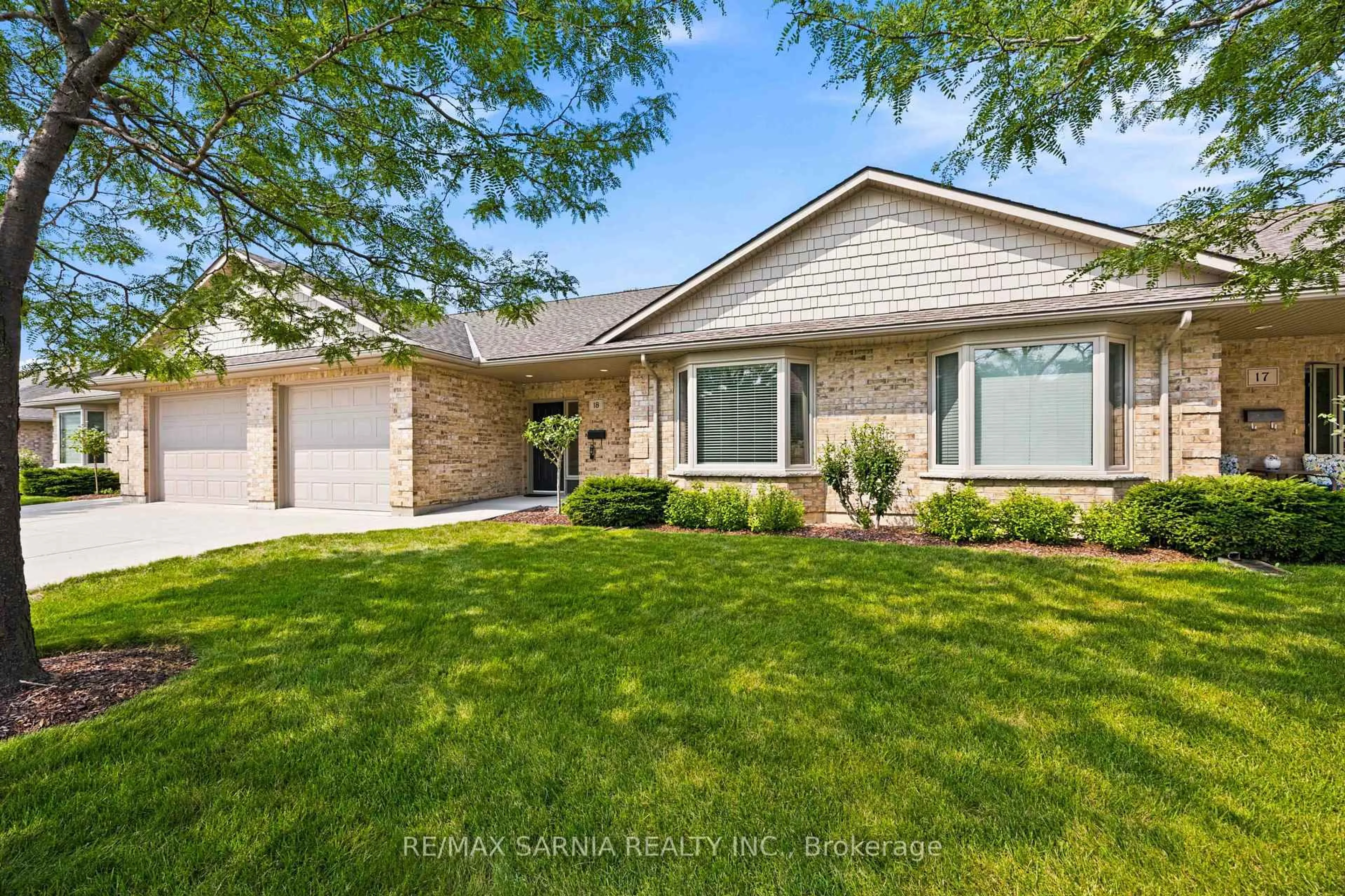 Home with vinyl exterior material, street for 5969 TOWNSEND Line #18, Lambton Shores Ontario N0N 1J0