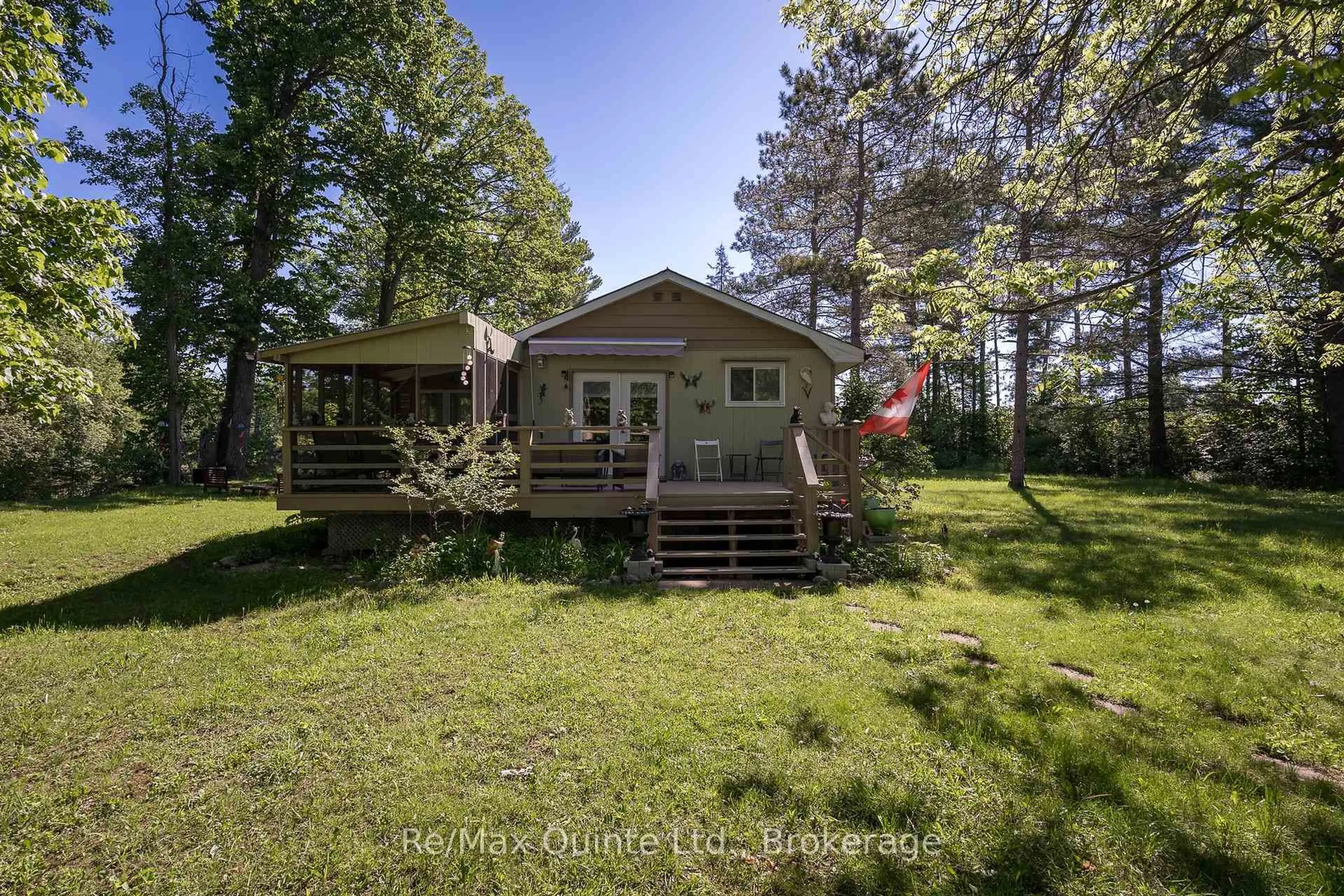 A pic from outside/outdoor area/front of a property/back of a property/a pic from drone, unknown for 74 French Settlement Lane, Tweed Ontario K0K 3J0