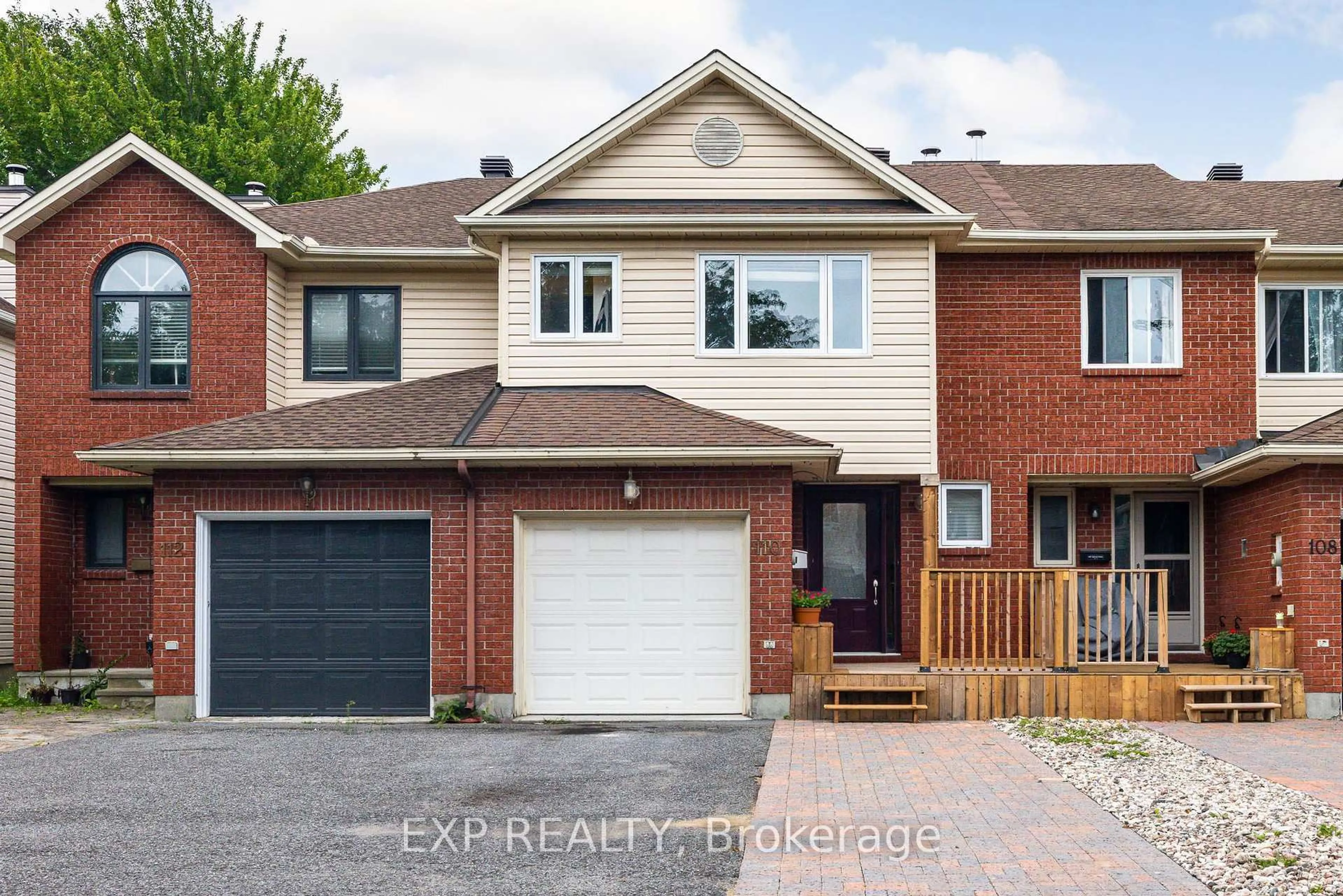 Home with brick exterior material, street for 110 Cedarock Dr, Ottawa Ontario K2M 2H5